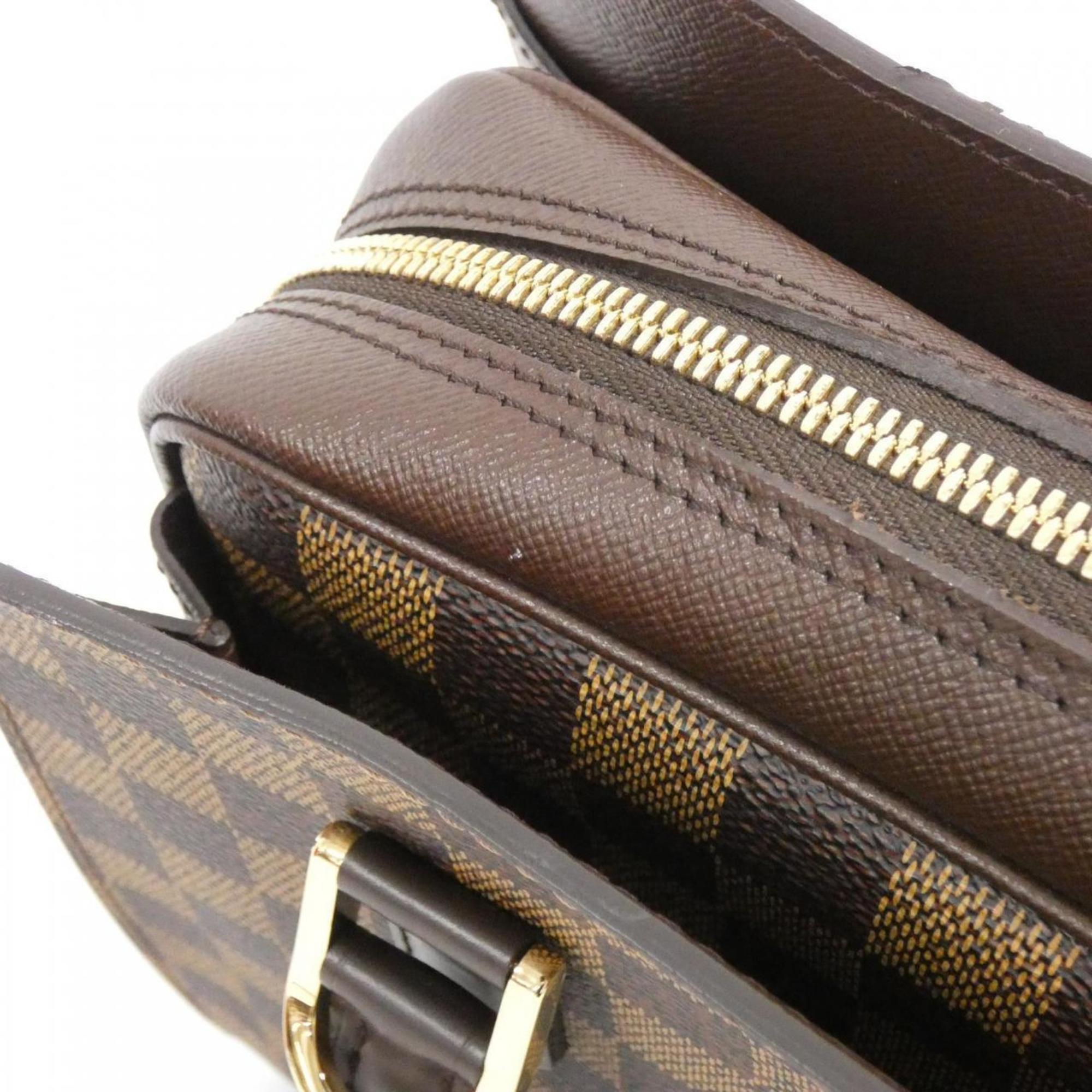 Louis Vuitton Brown Coated Canvas Handbag