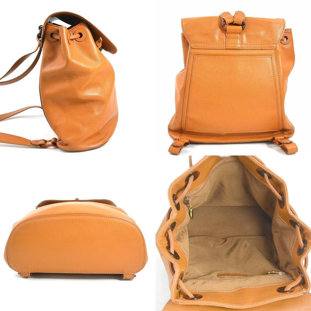 Chanel Brown Leather Backpack