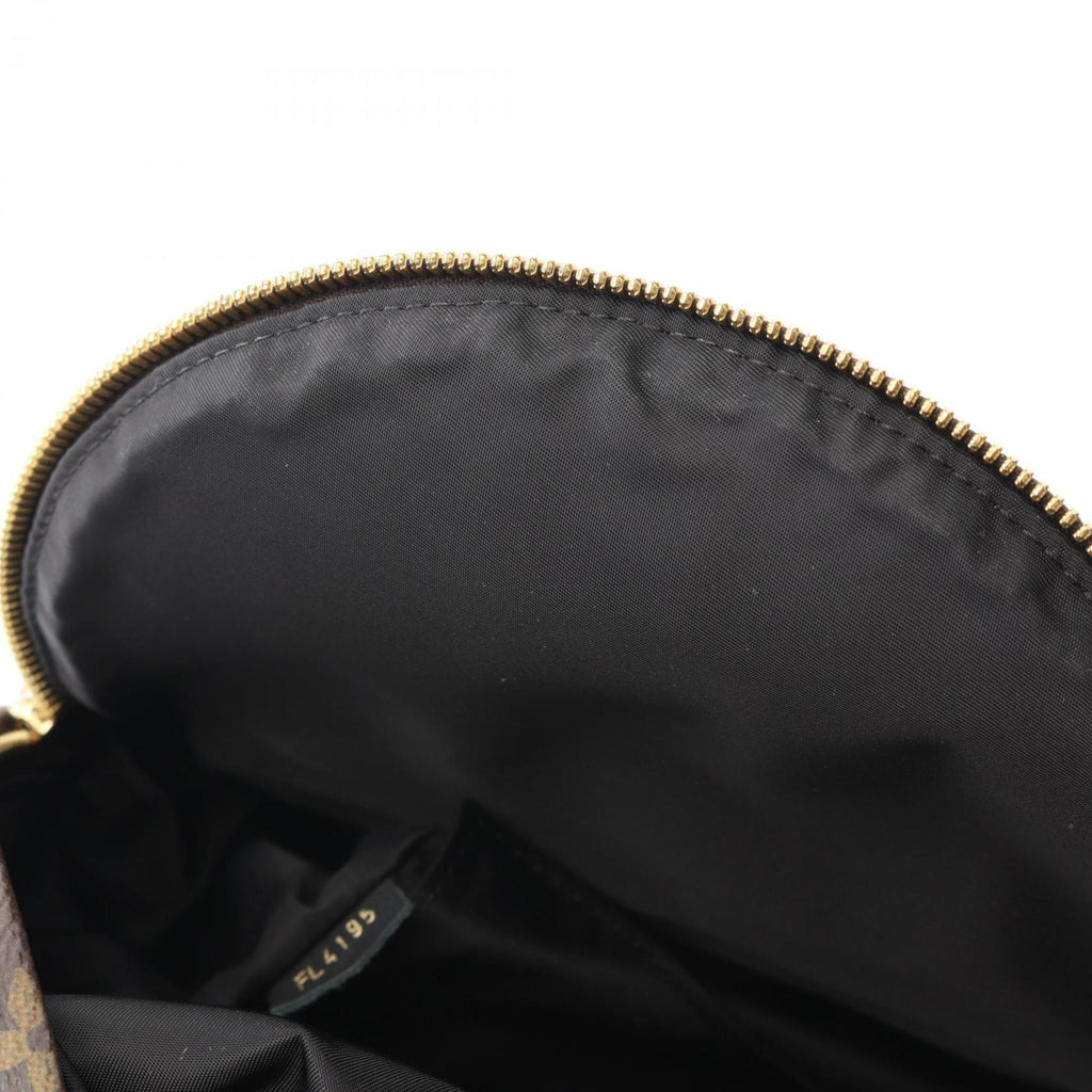 Louis Vuitton Black Brown Monogram Coated Canvas Backpack