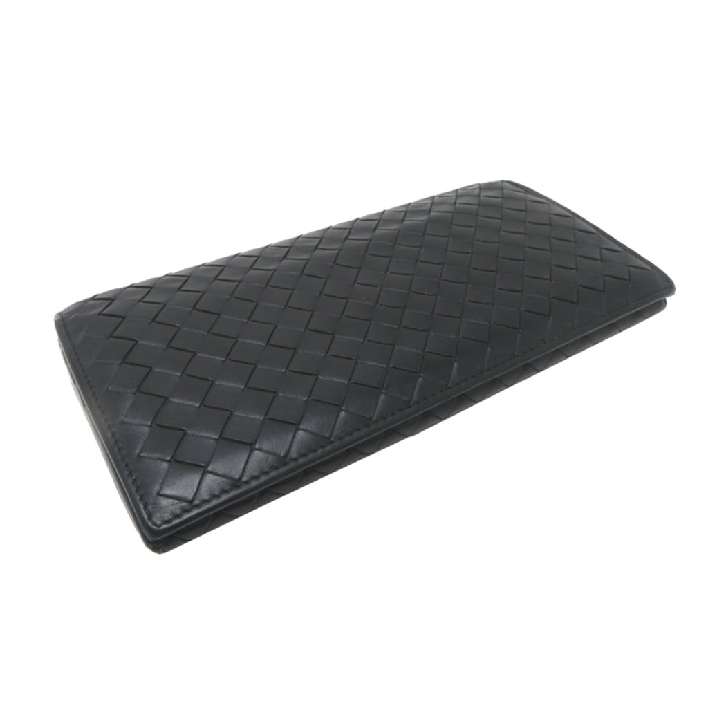 Bottega Veneta Black Leather Wallet (Bi-Fold)