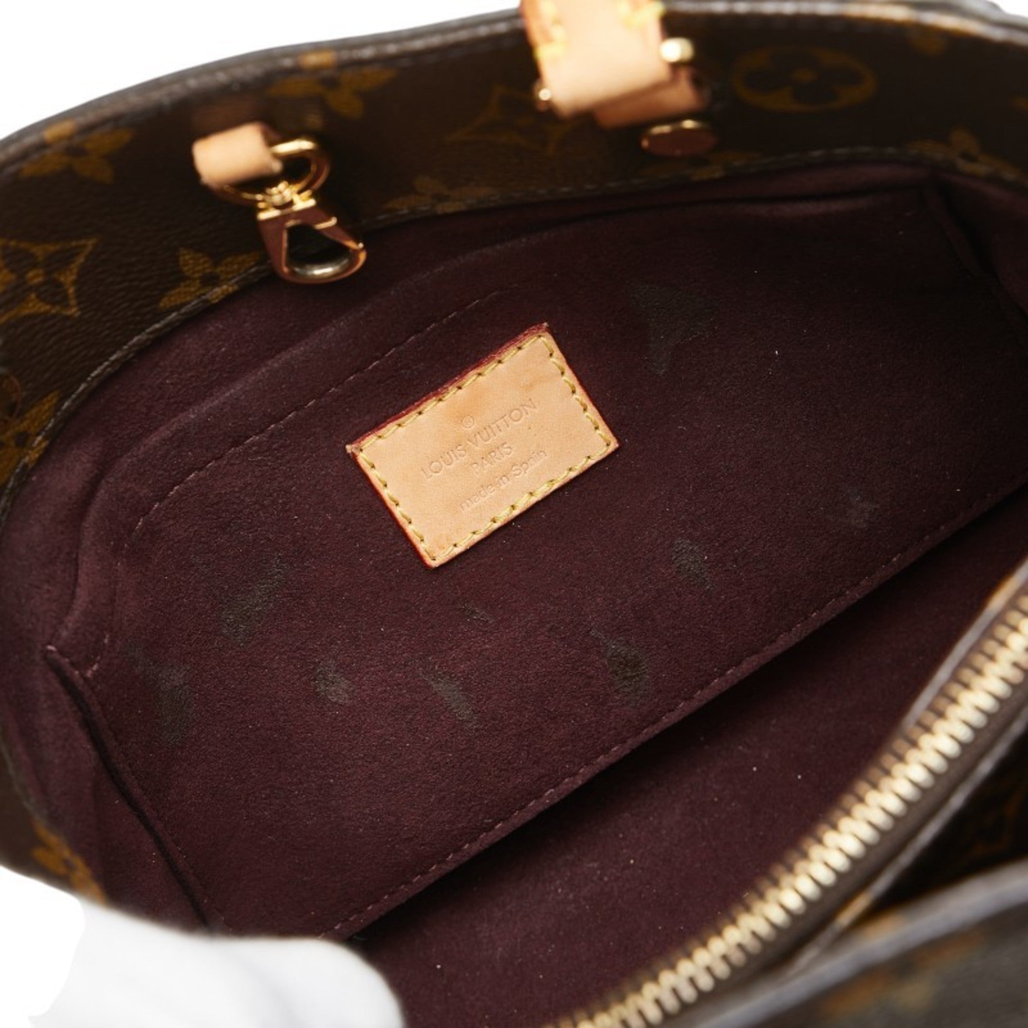 Louis Vuitton Monogram Brown Pvc Leather Handbag Shoulder Bag