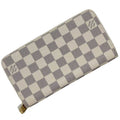 Louis Vuitton Damier Azur Gray White Damier Azur Long Wallet