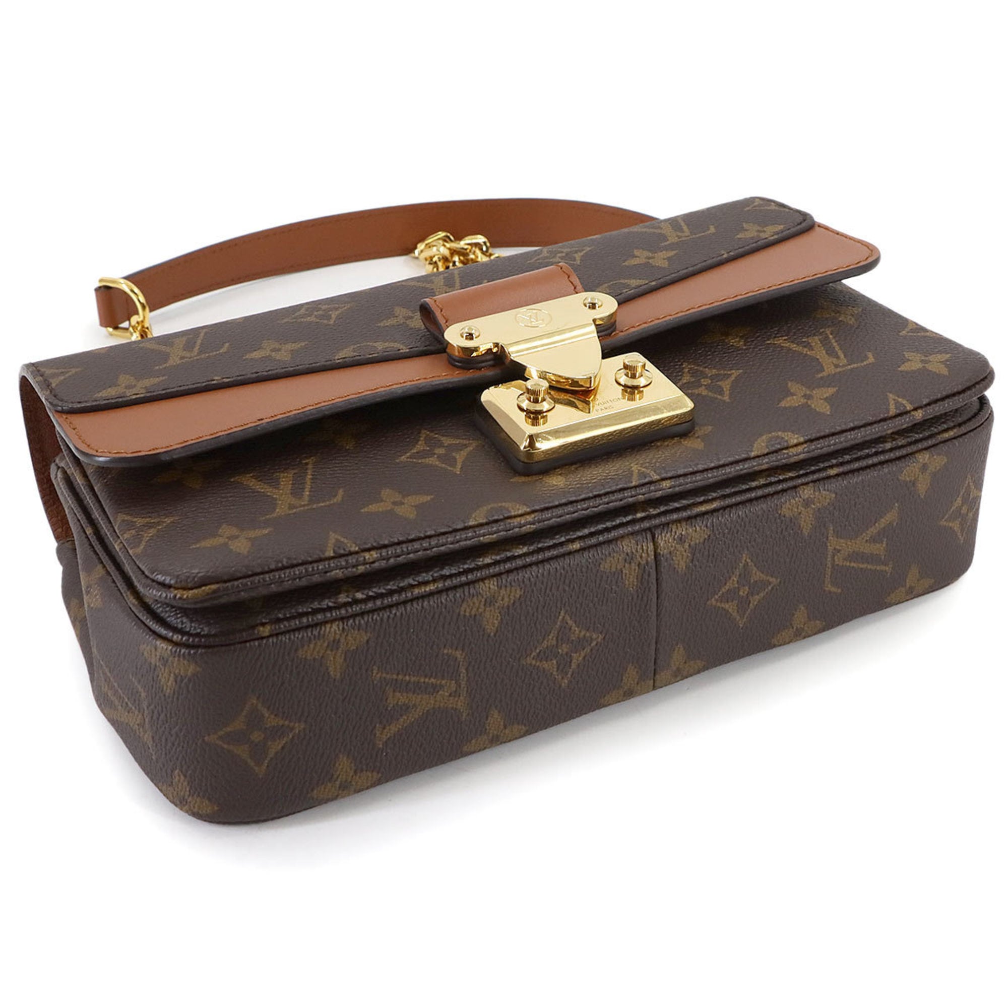 Louis Vuitton Caramel Monogram Monogram Canvas Leather Shoulder Bag