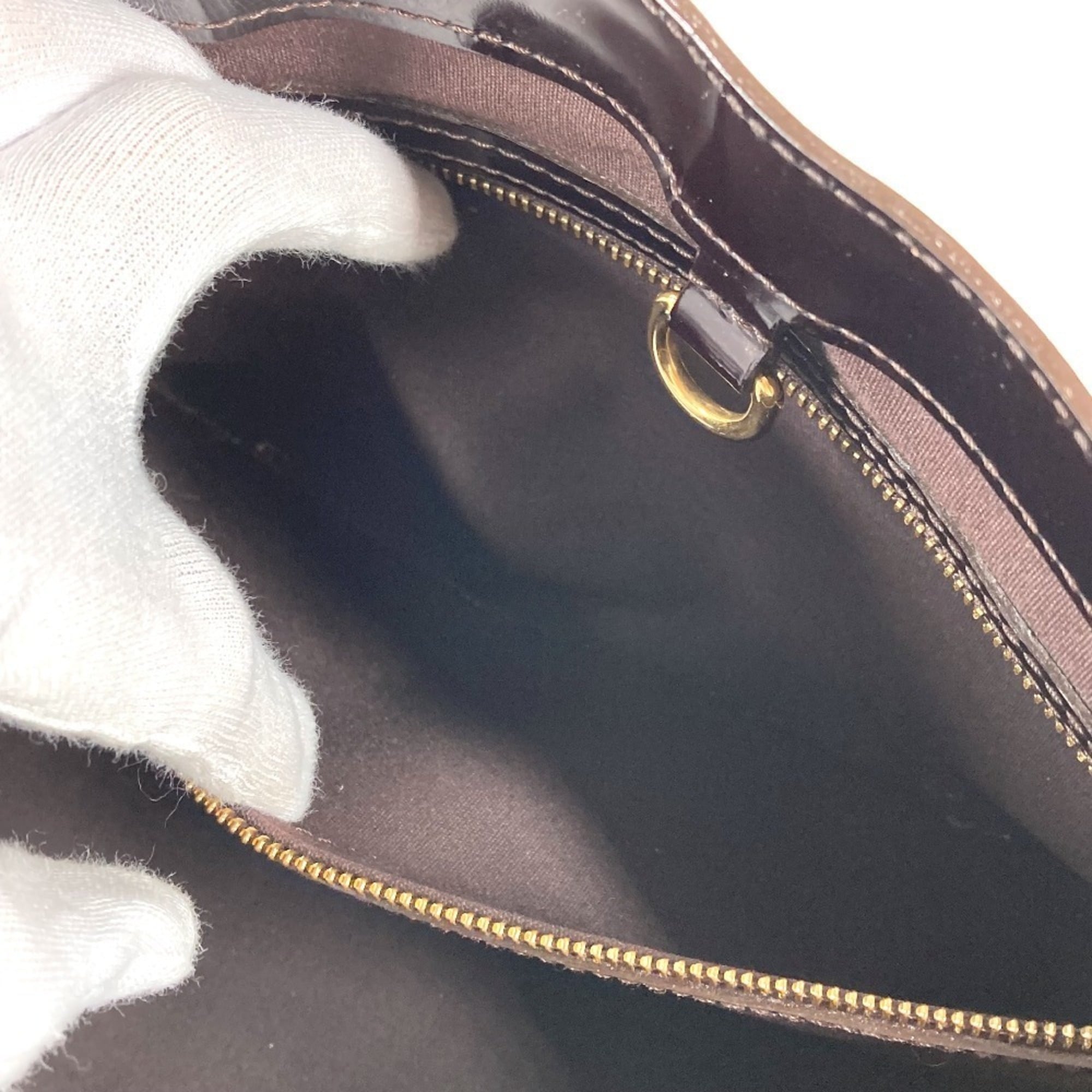 Louis Vuitton Amarante Purple Monogram Vernis Handbag Tote Bag