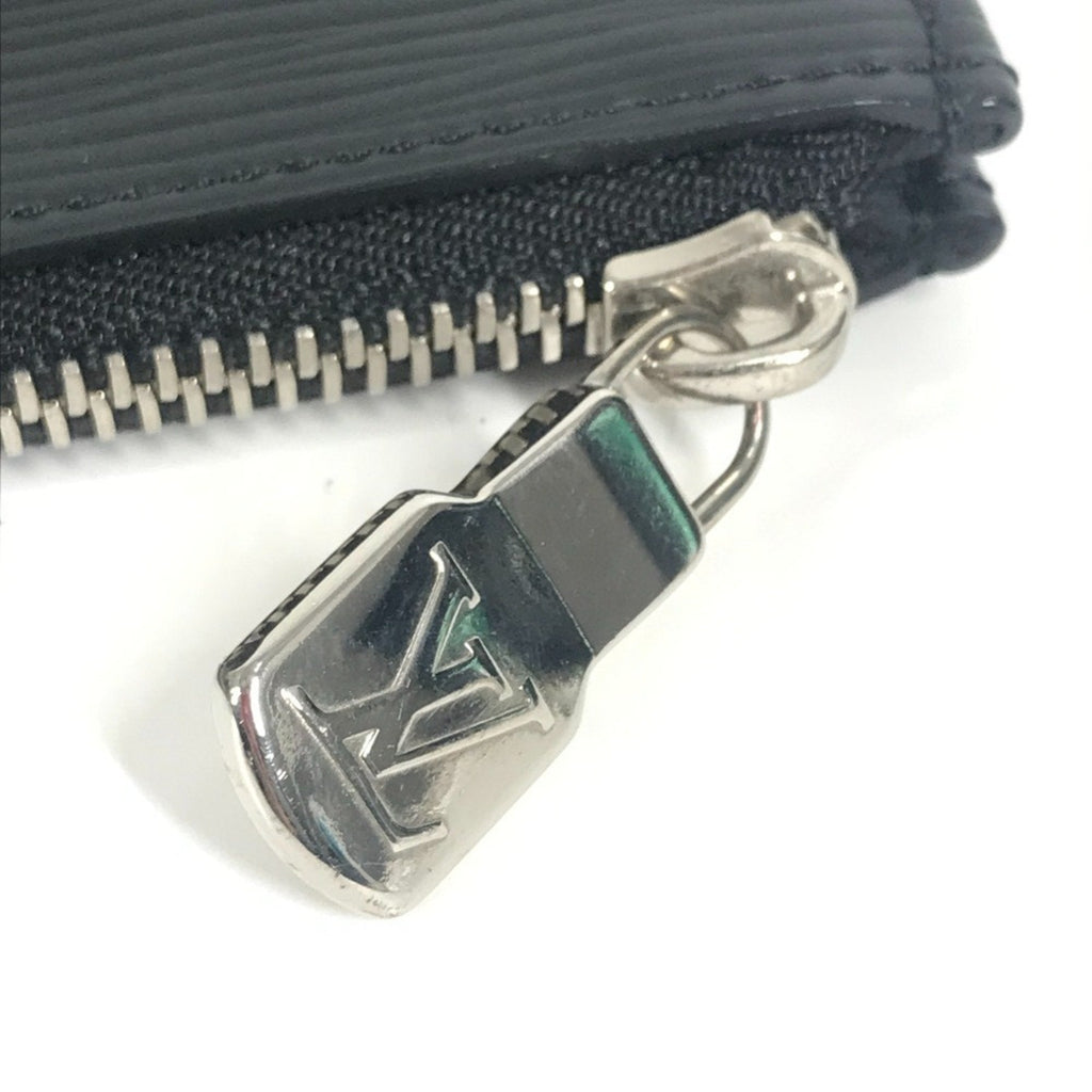 Louis Vuitton Black Noir Epi Leather Clutch Bag Pochette Pouch