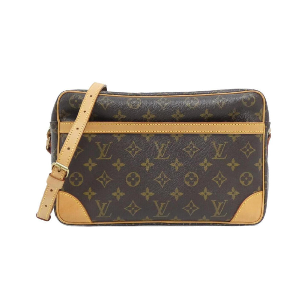 Louis Vuitton Brown Coated Canvas Shoulder Bag