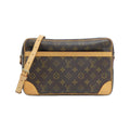Louis Vuitton Brown Coated Canvas Shoulder Bag