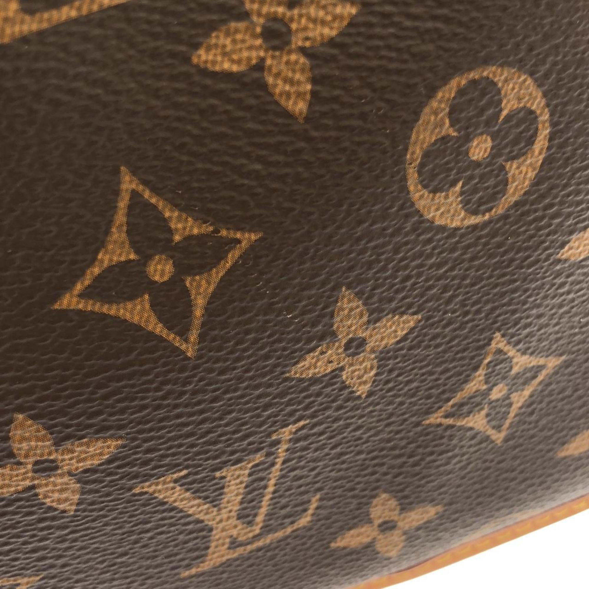 Louis Vuitton Marron Coated Canvas Shoulder Bag