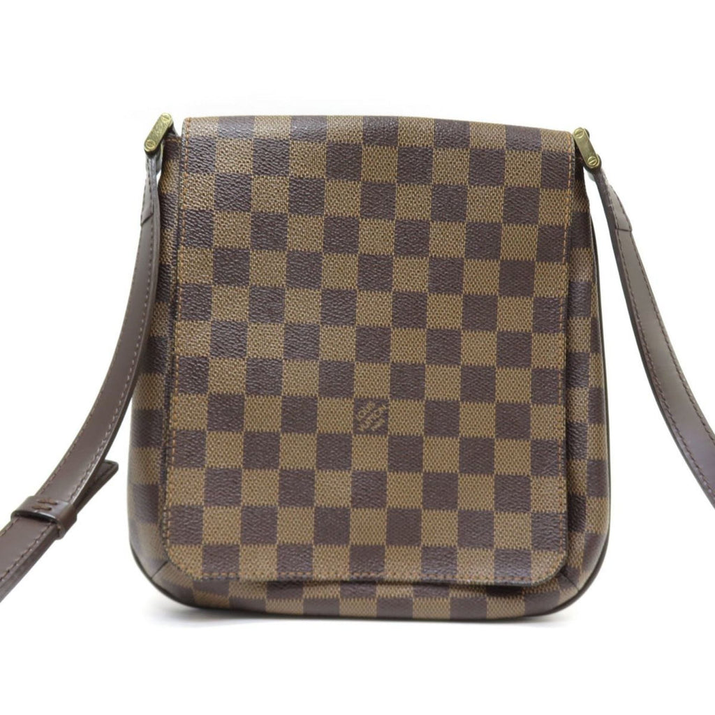 Louis Vuitton Brown Ebene Damier Canvas Shoulder Bag