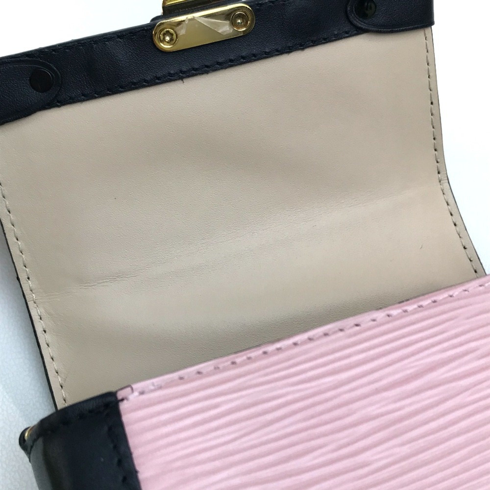 Louis Vuitton Rose Ballerine Epi Leather Pochette Shoulder Bag