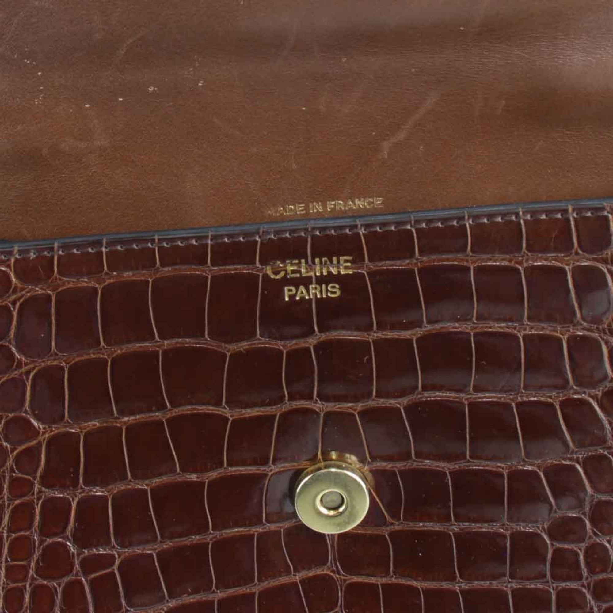 Celine Brown Leather Handbag