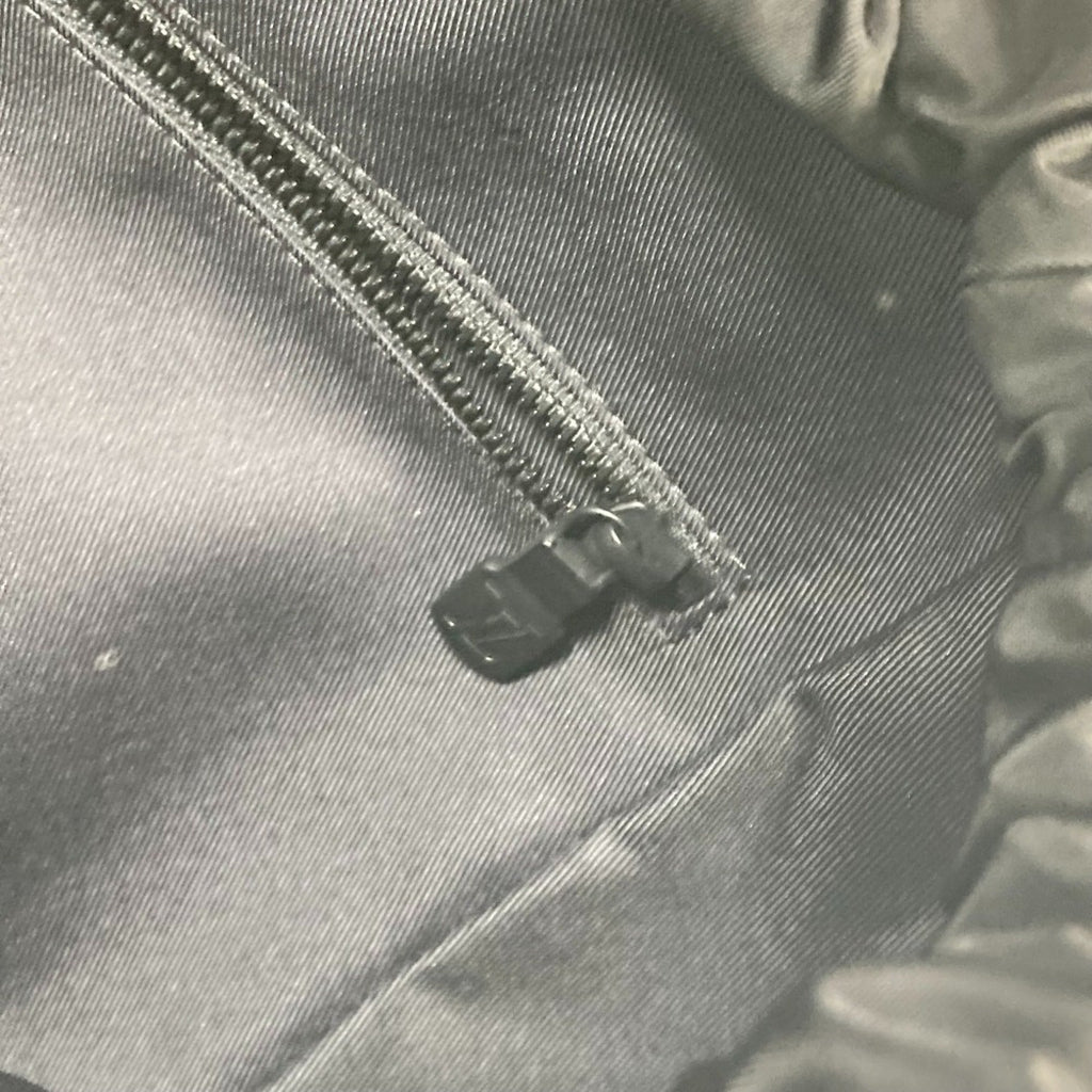 Louis Vuitton Black Leather Backpack