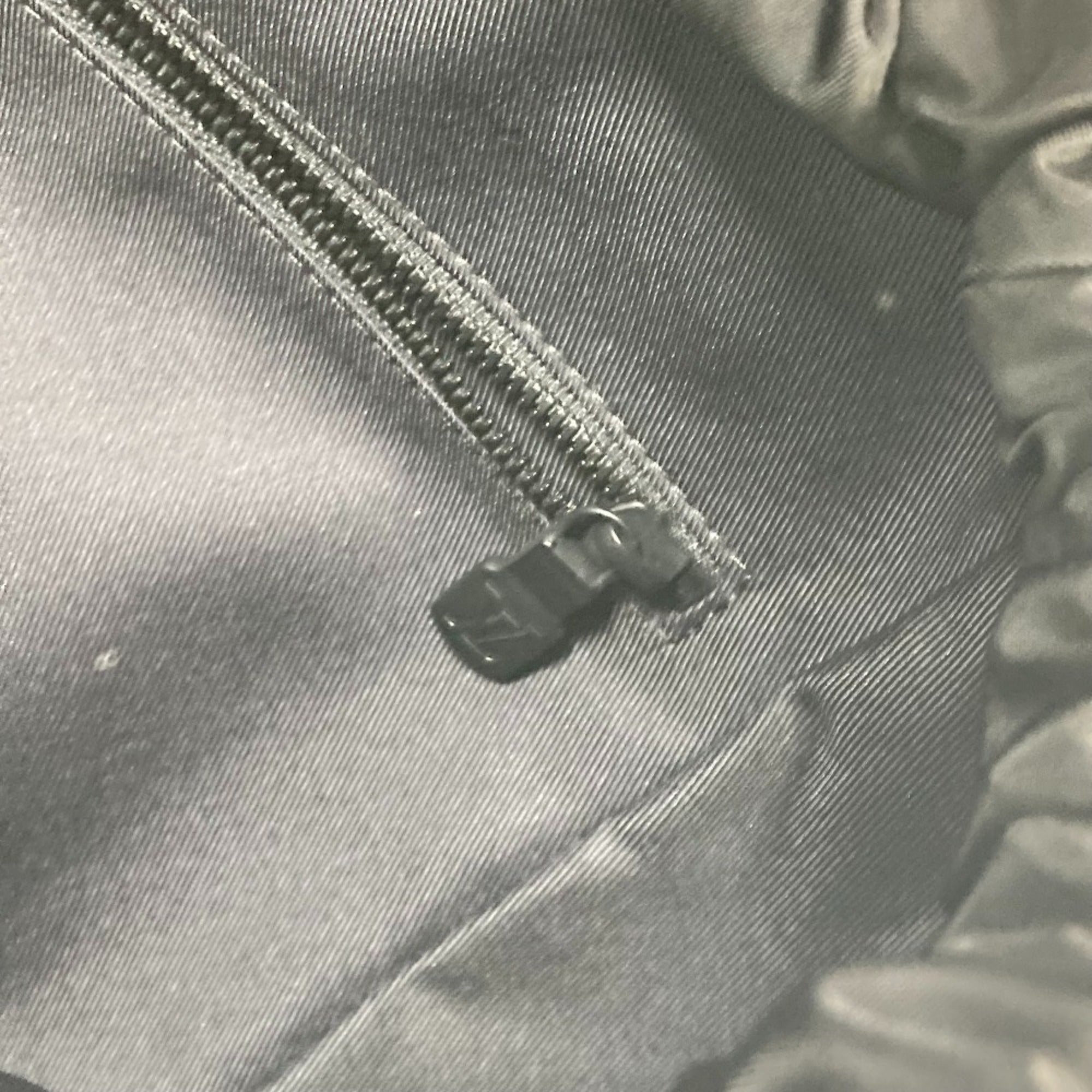 Louis Vuitton Black Leather Backpack