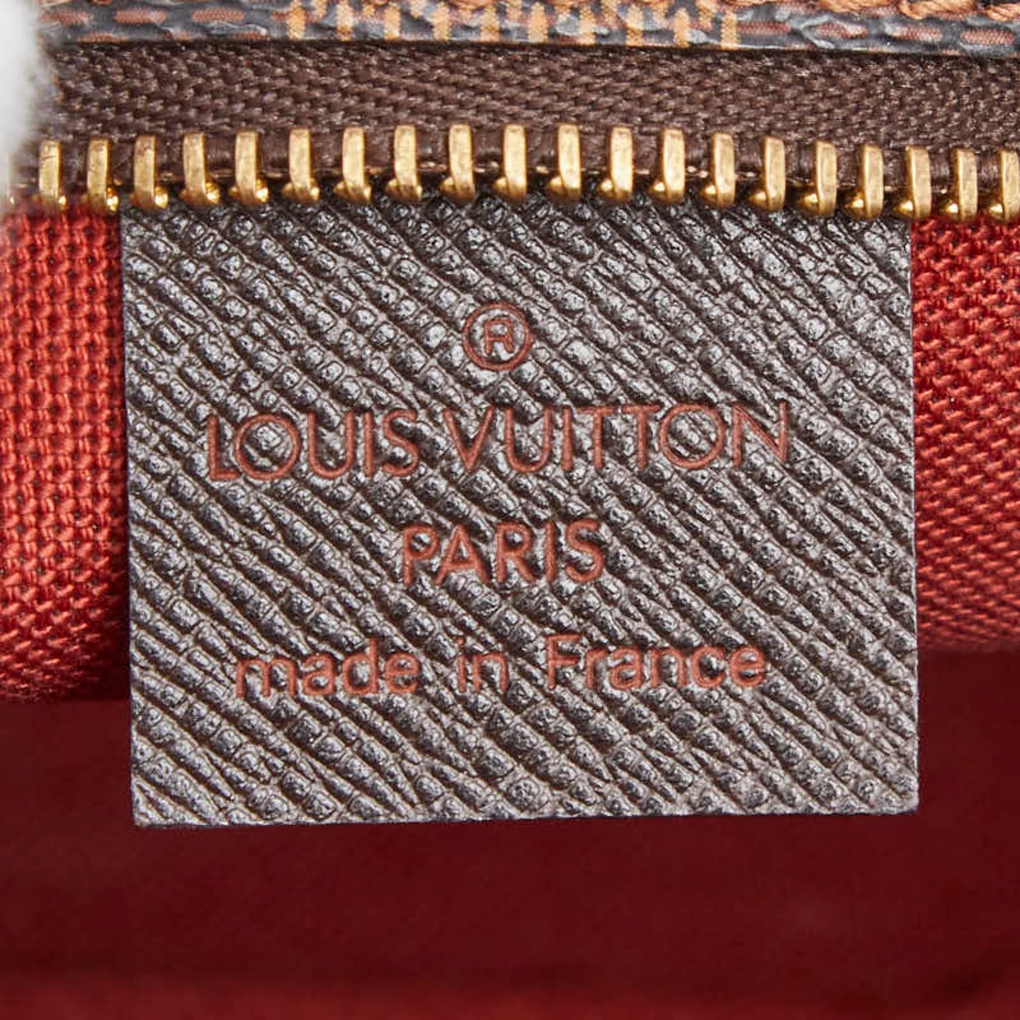Louis Vuitton Damier Brown Damier Canvas Handbag Pouch