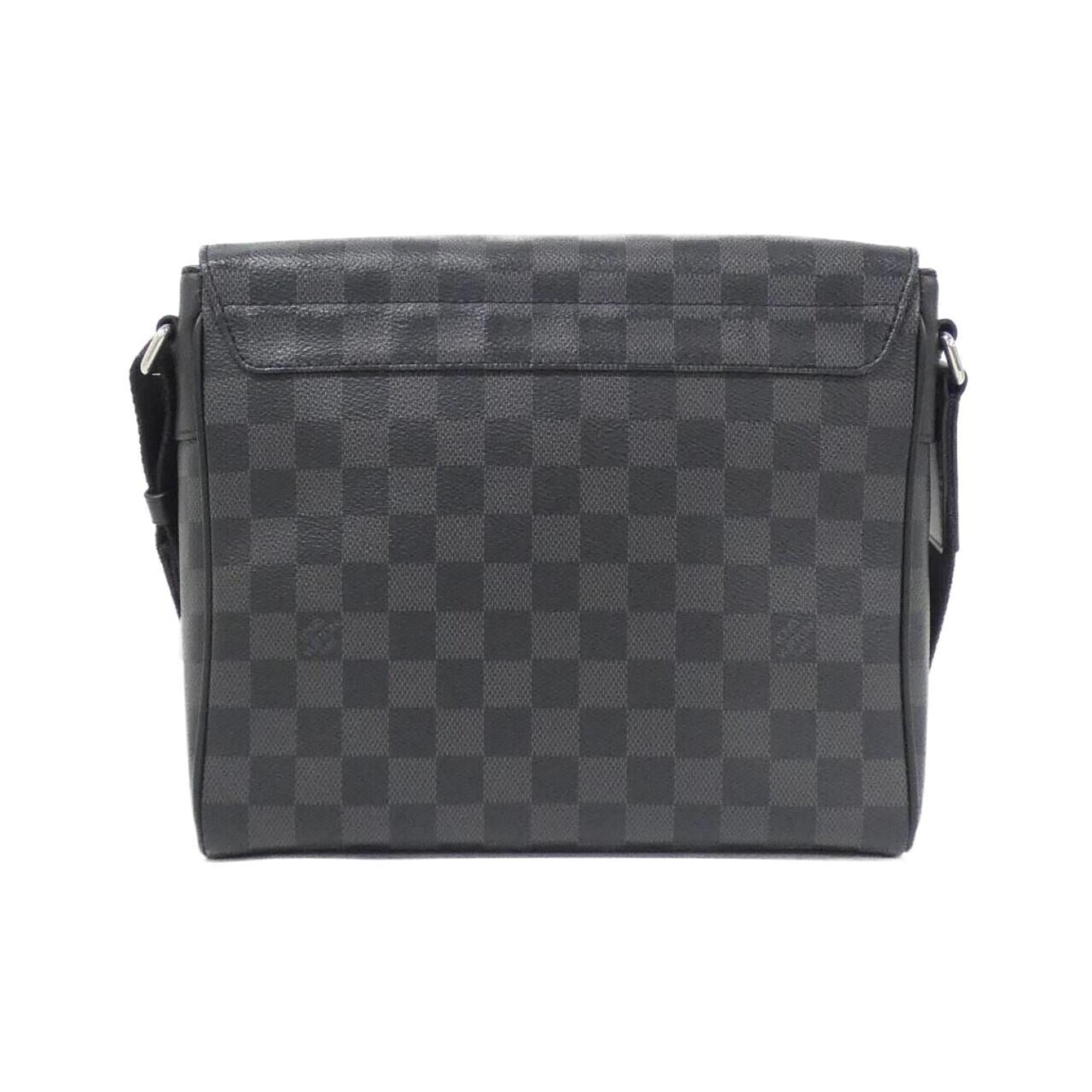 Louis Vuitton Graphite Gray Coated Canvas Shoulder Bag