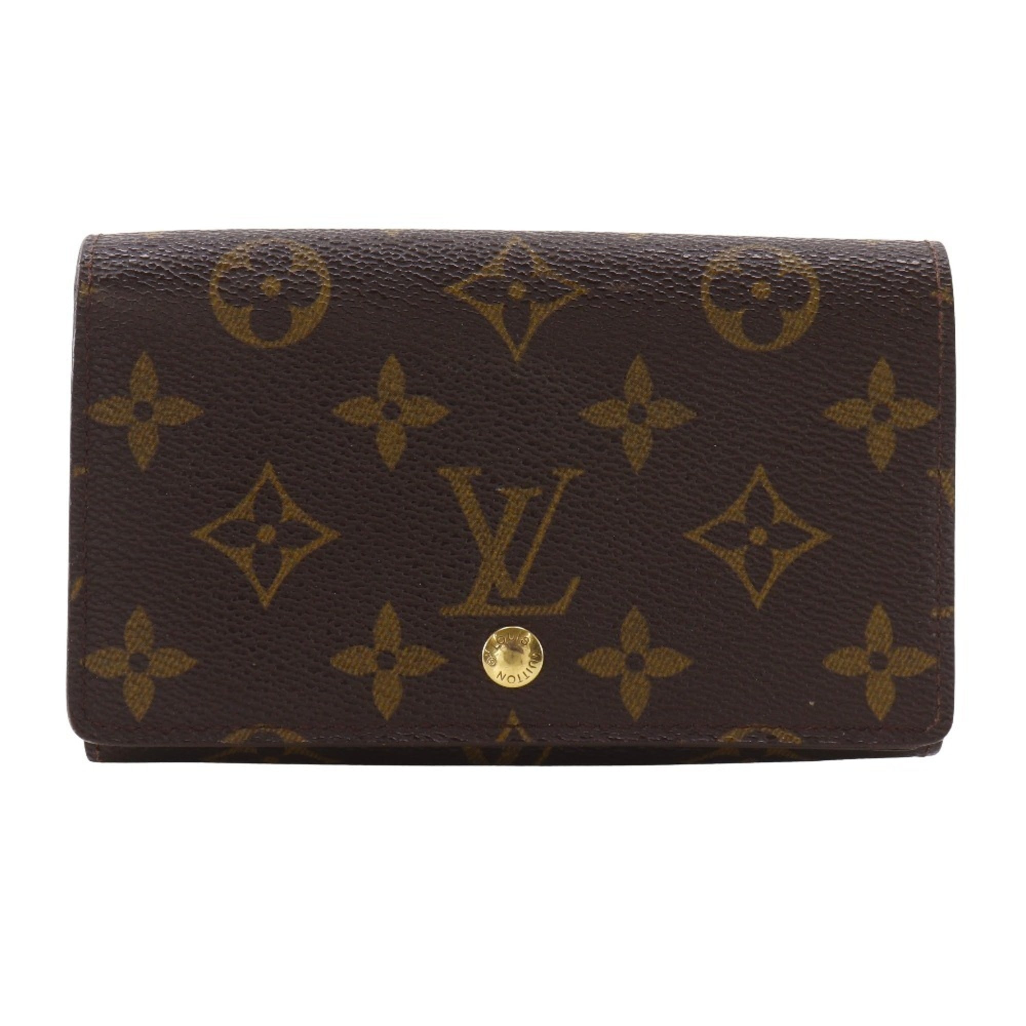 Louis Vuitton Brown Monogram Canvas Wallet