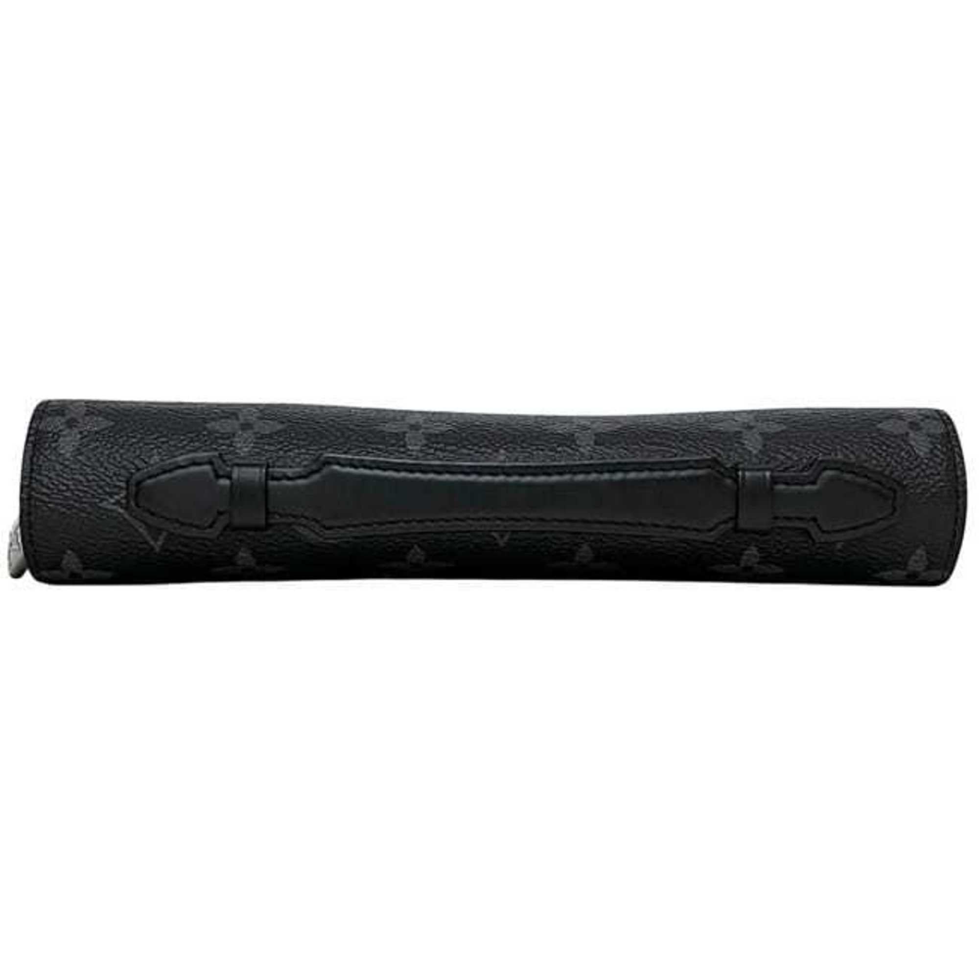 Louis Vuitton Black Monogram Eclipse Monogram Eclipse Long Wallet