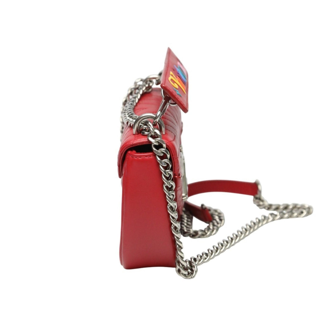 Louis Vuitton Red Color Leather Shoulder Bag