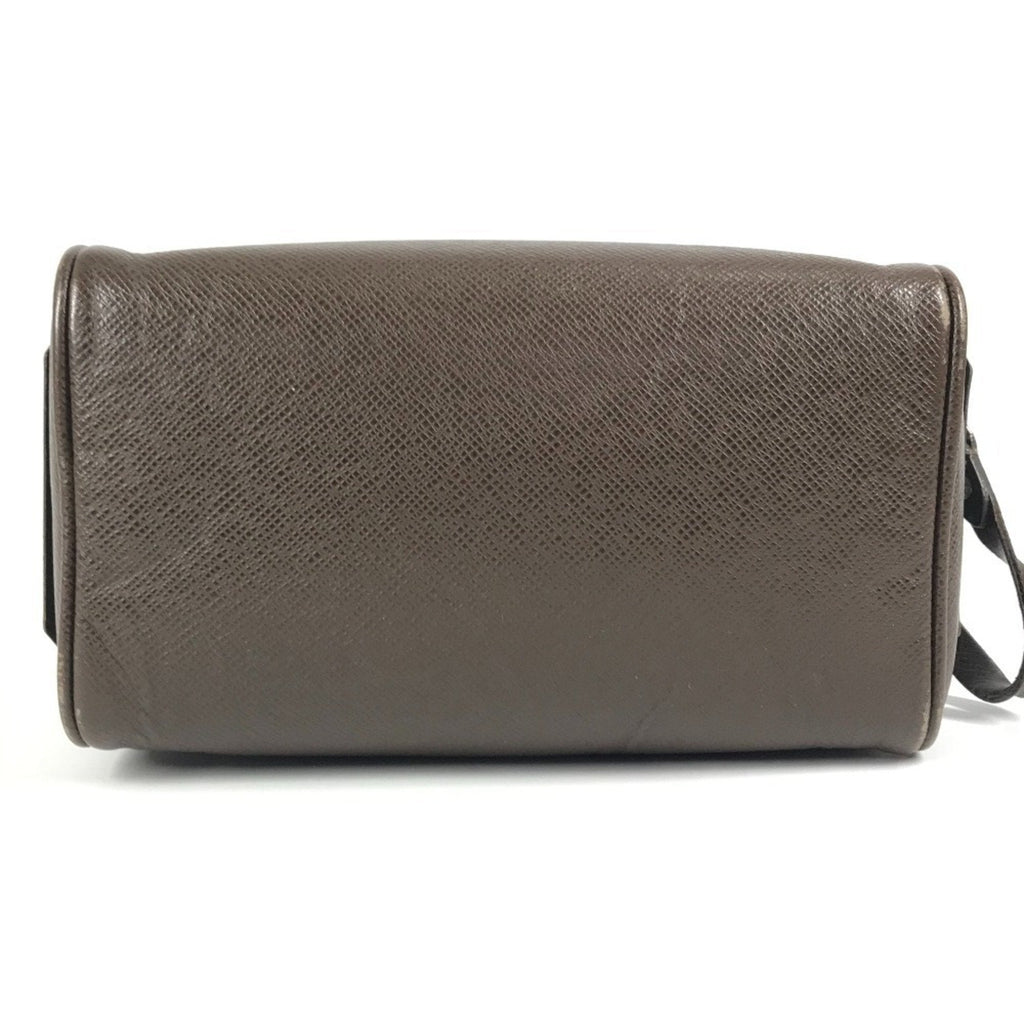 Louis Vuitton Brown Grizzly Taiga Leather Pouch