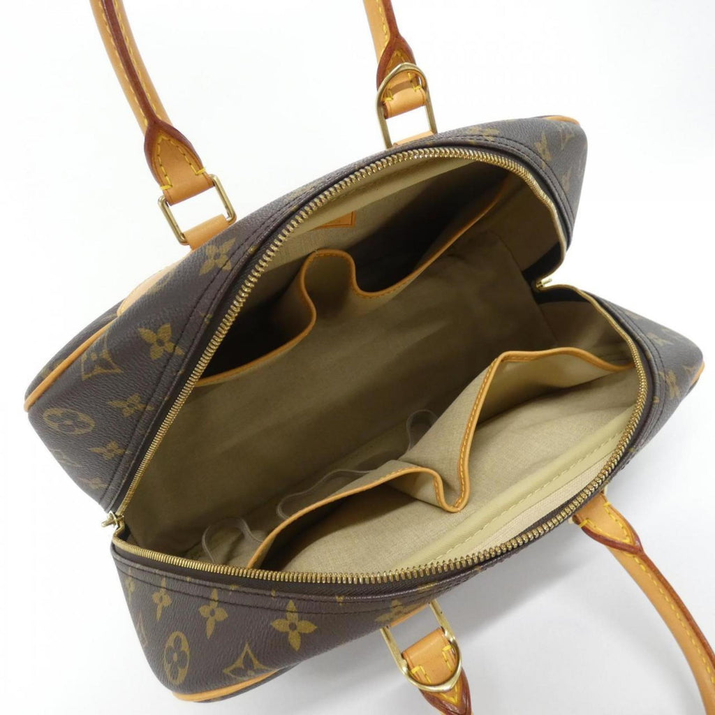 Louis Vuitton Marron Coated Canvas Handbag