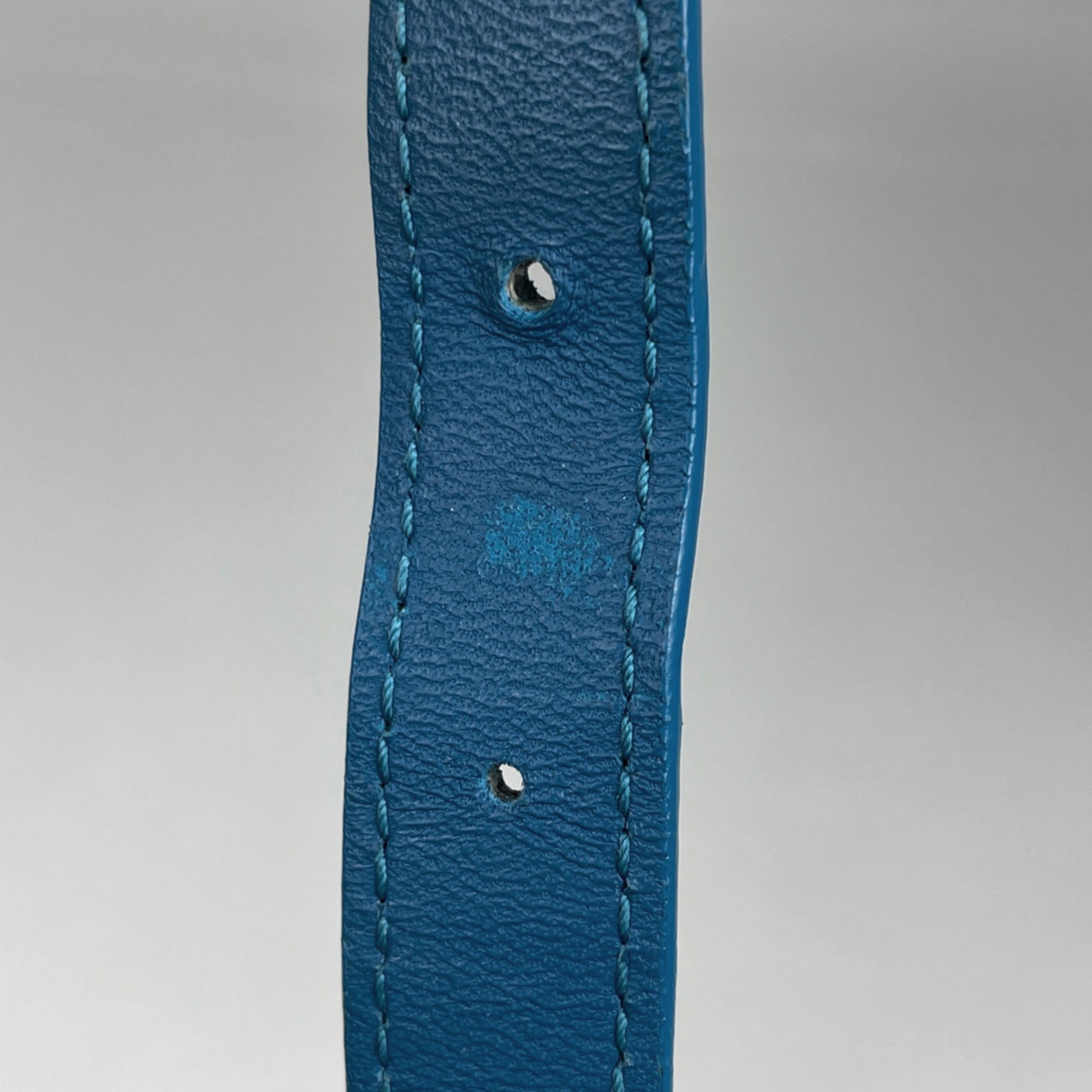 Bottega Veneta Blue Leather Shoulder Bag