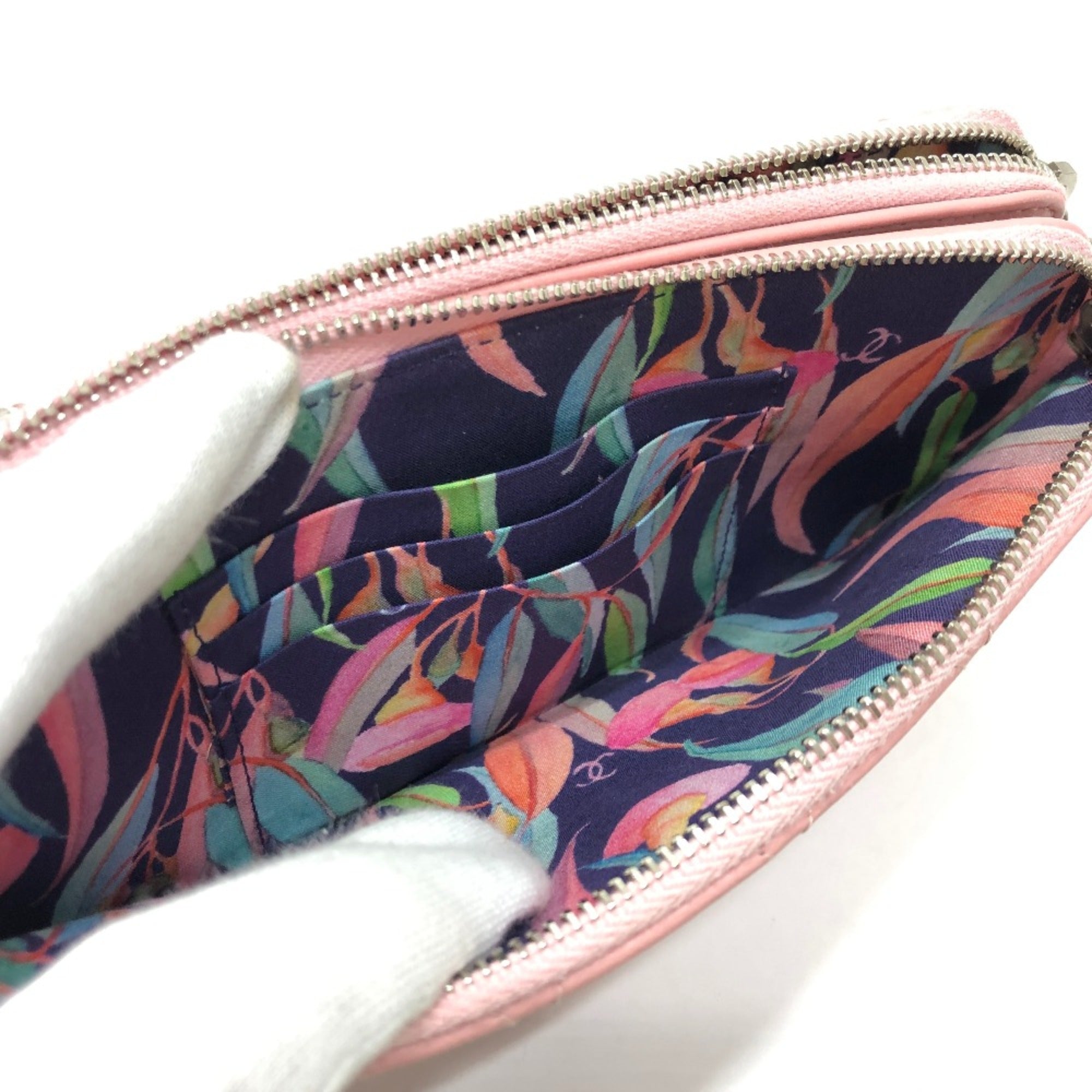 Chanel Pink Leather Shoulder Bag