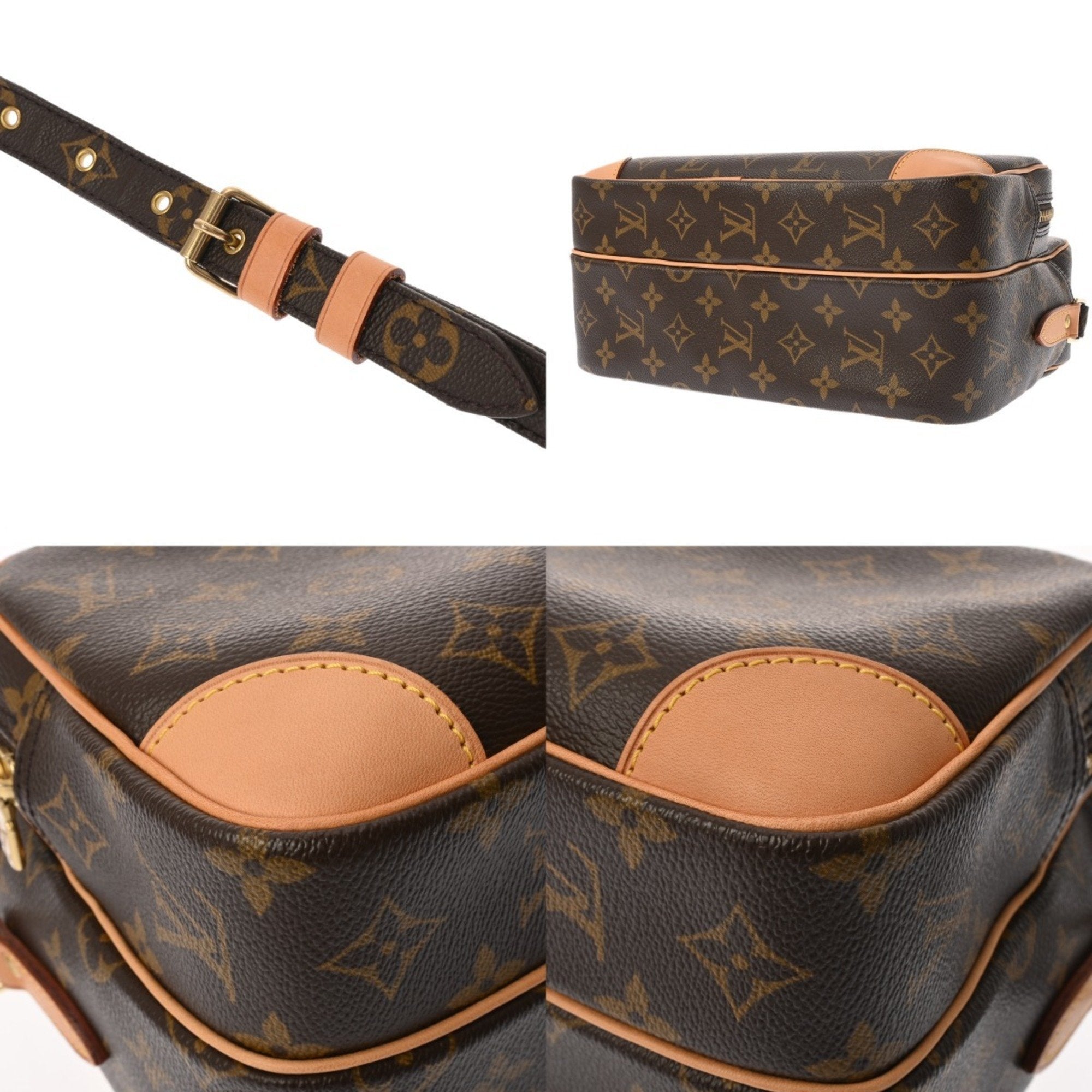Louis Vuitton Brown Monogram Canvas Shoulder Bag
