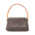 Louis Vuitton Brown Coated Canvas Pvc Monogram Leather Handbag
