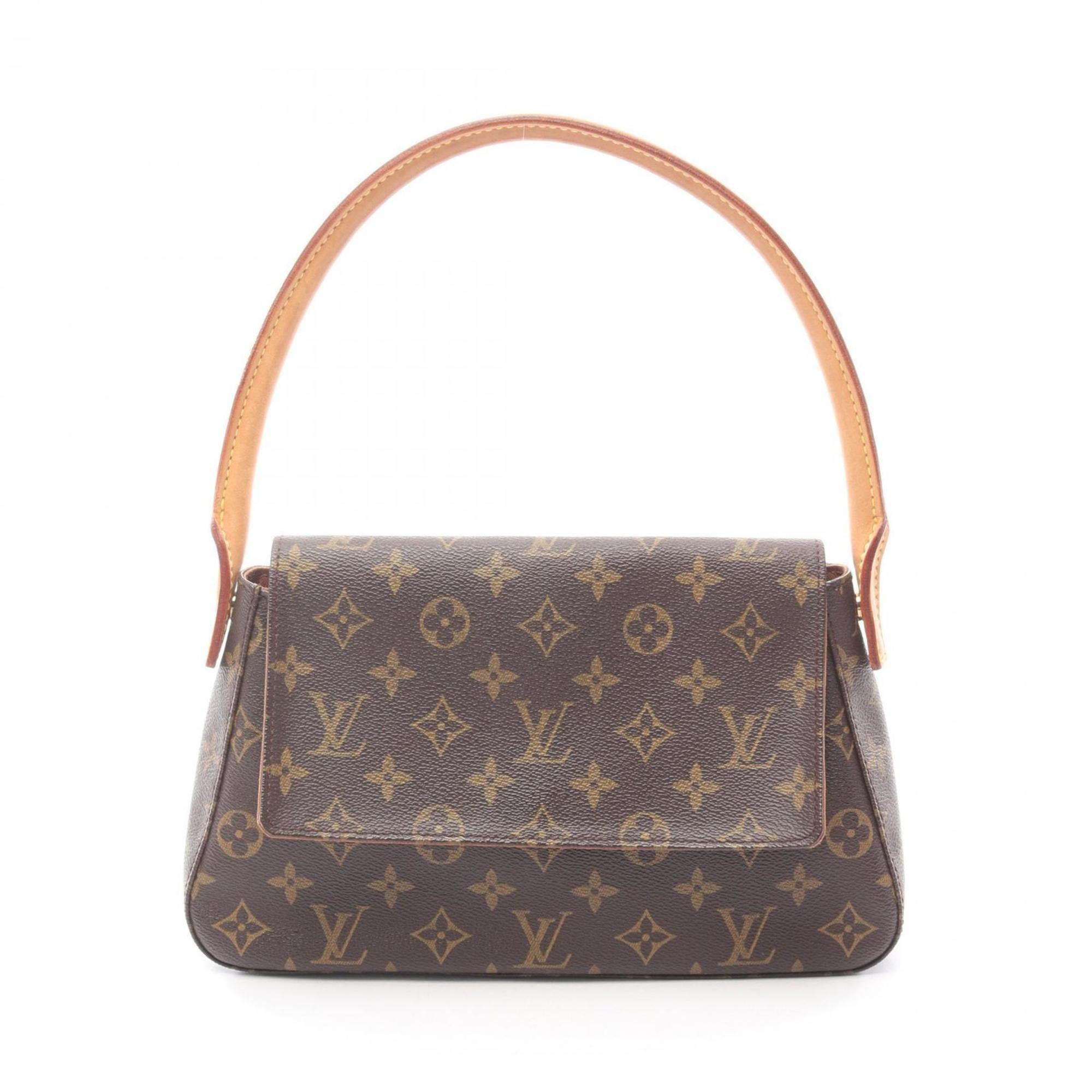 Louis Vuitton Brown Coated Canvas Pvc Monogram Leather Handbag