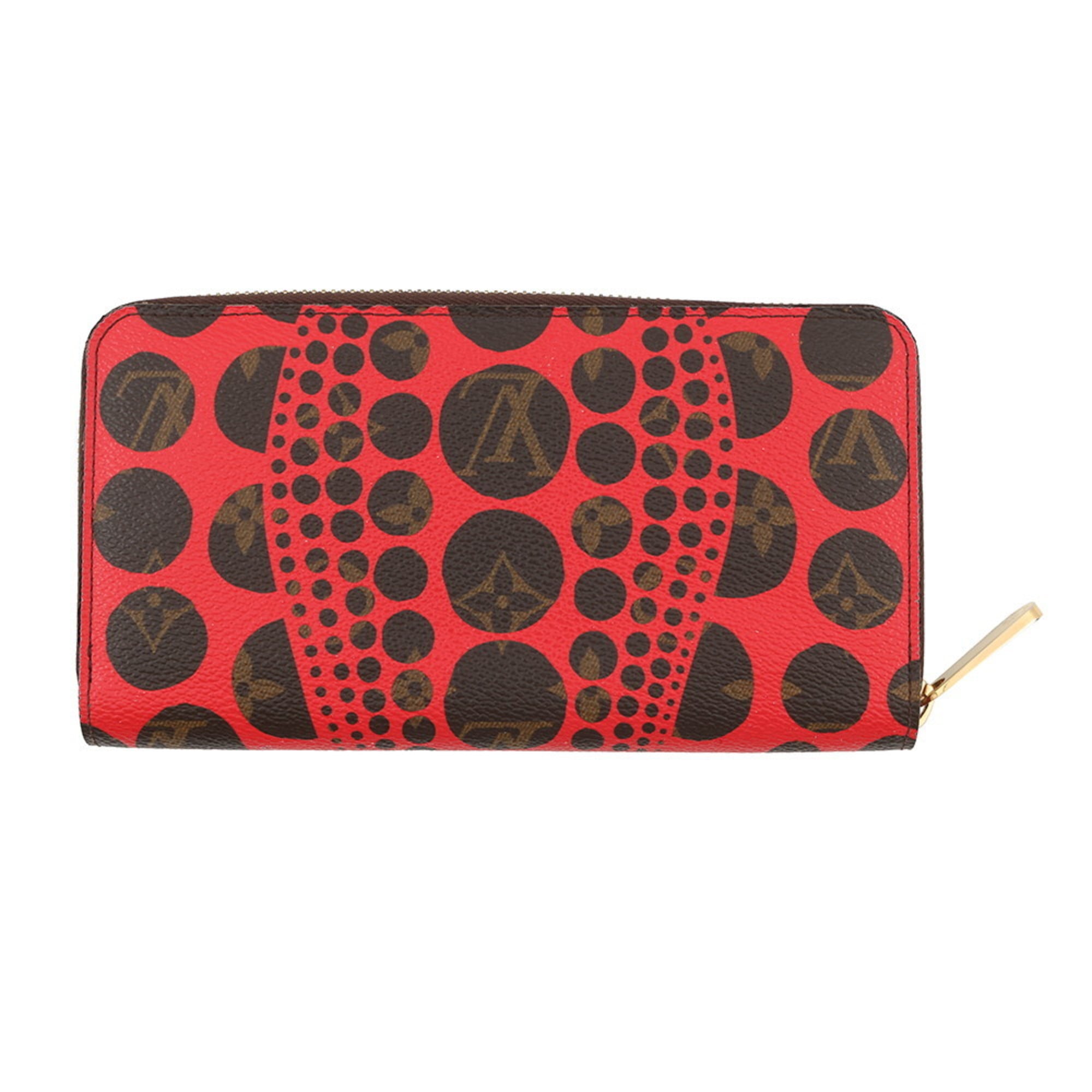 Louis Vuitton Monogram Red Color Monogram Long Wallet