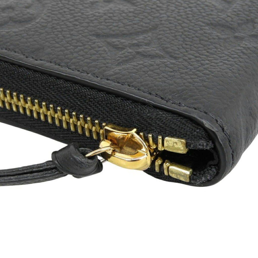 Louis Vuitton Black Noir Leather Long Wallet