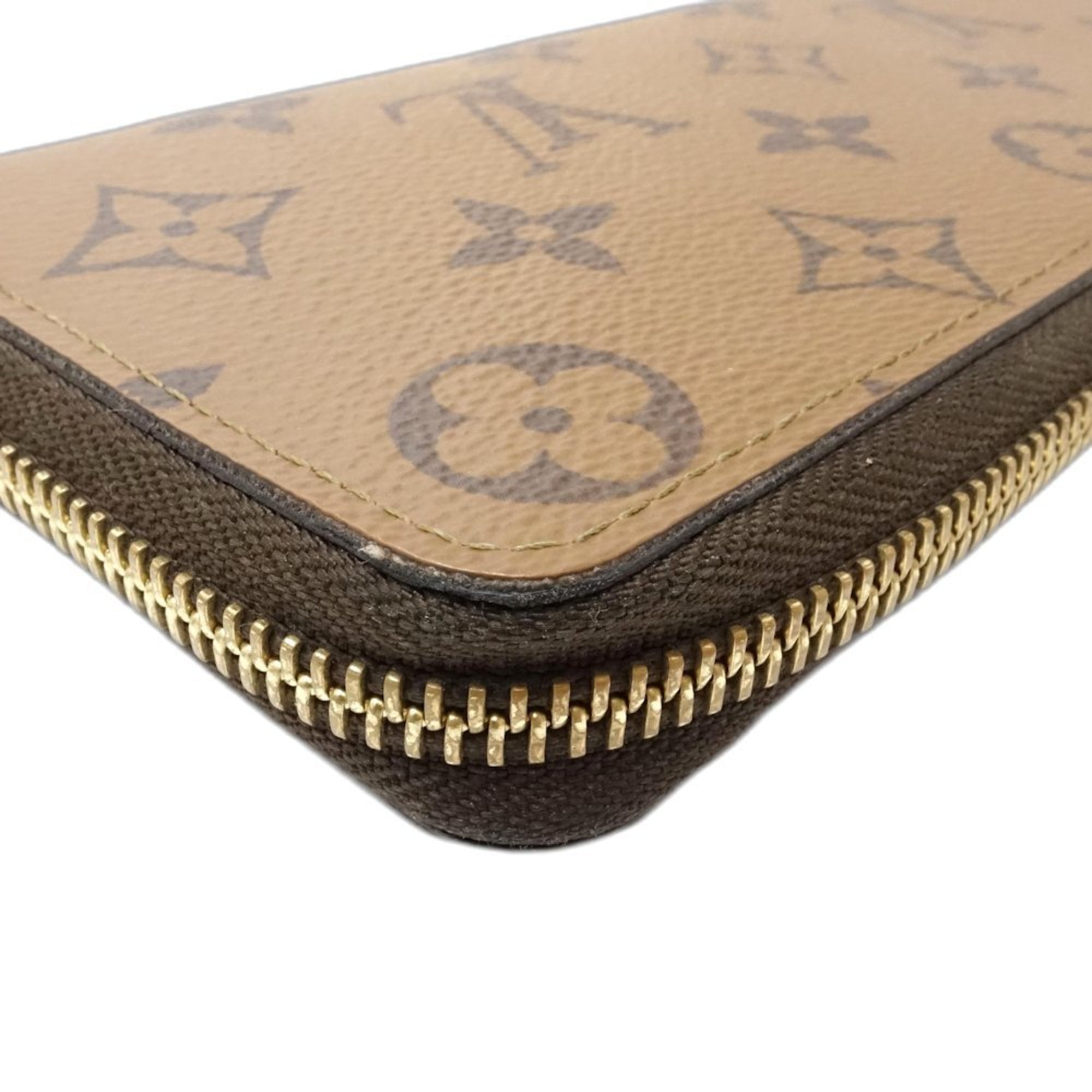 Louis Vuitton Monogram Reverse Brown Canvas Long Wallet