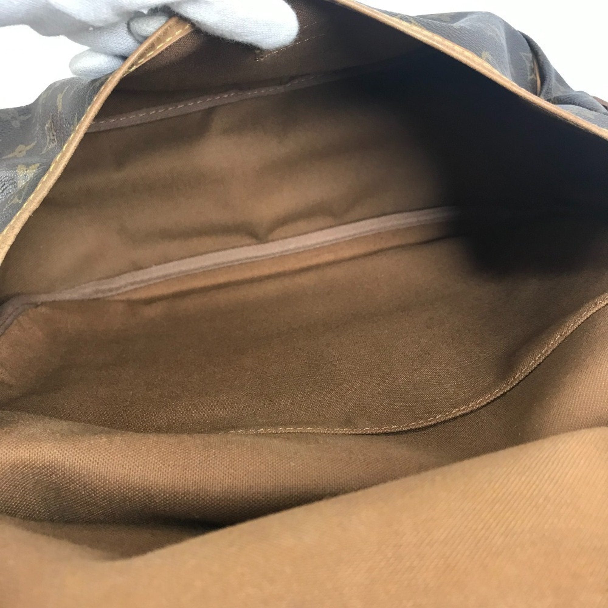 Louis Vuitton Brown Monogram Canvas Shoulder Bag