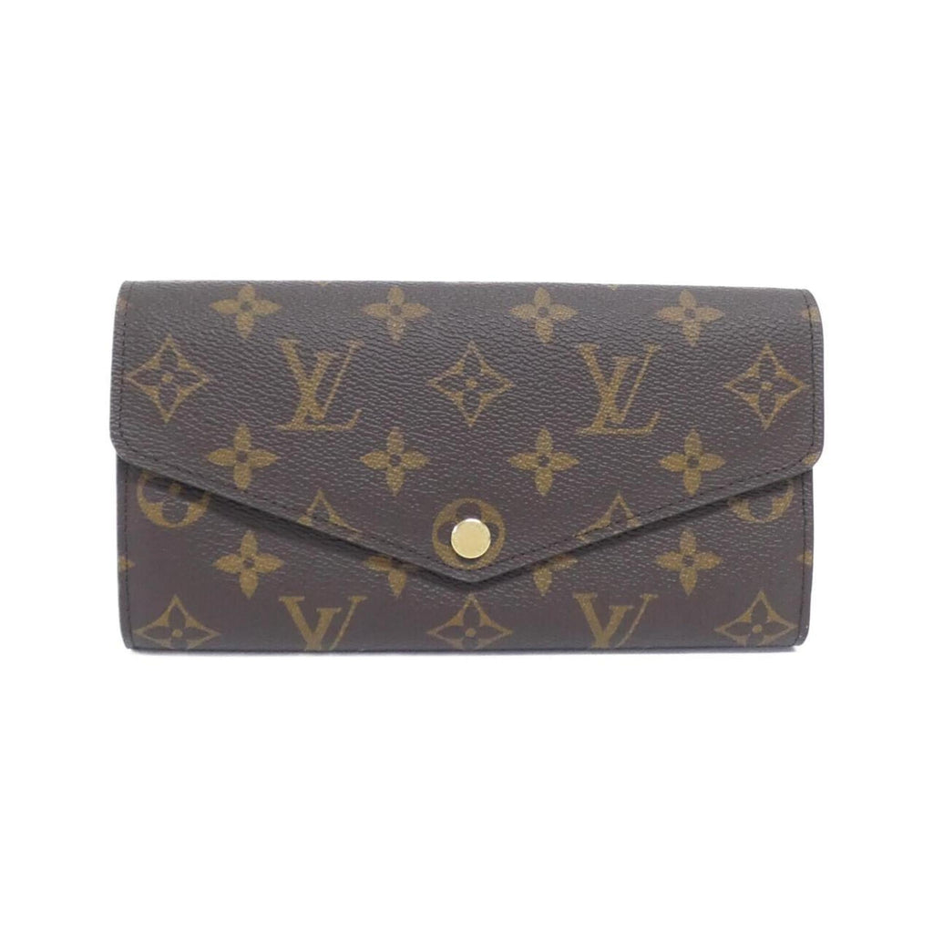 Louis Vuitton Brown Coated Canvas Long Wallet