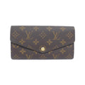 Louis Vuitton Brown Coated Canvas Long Wallet