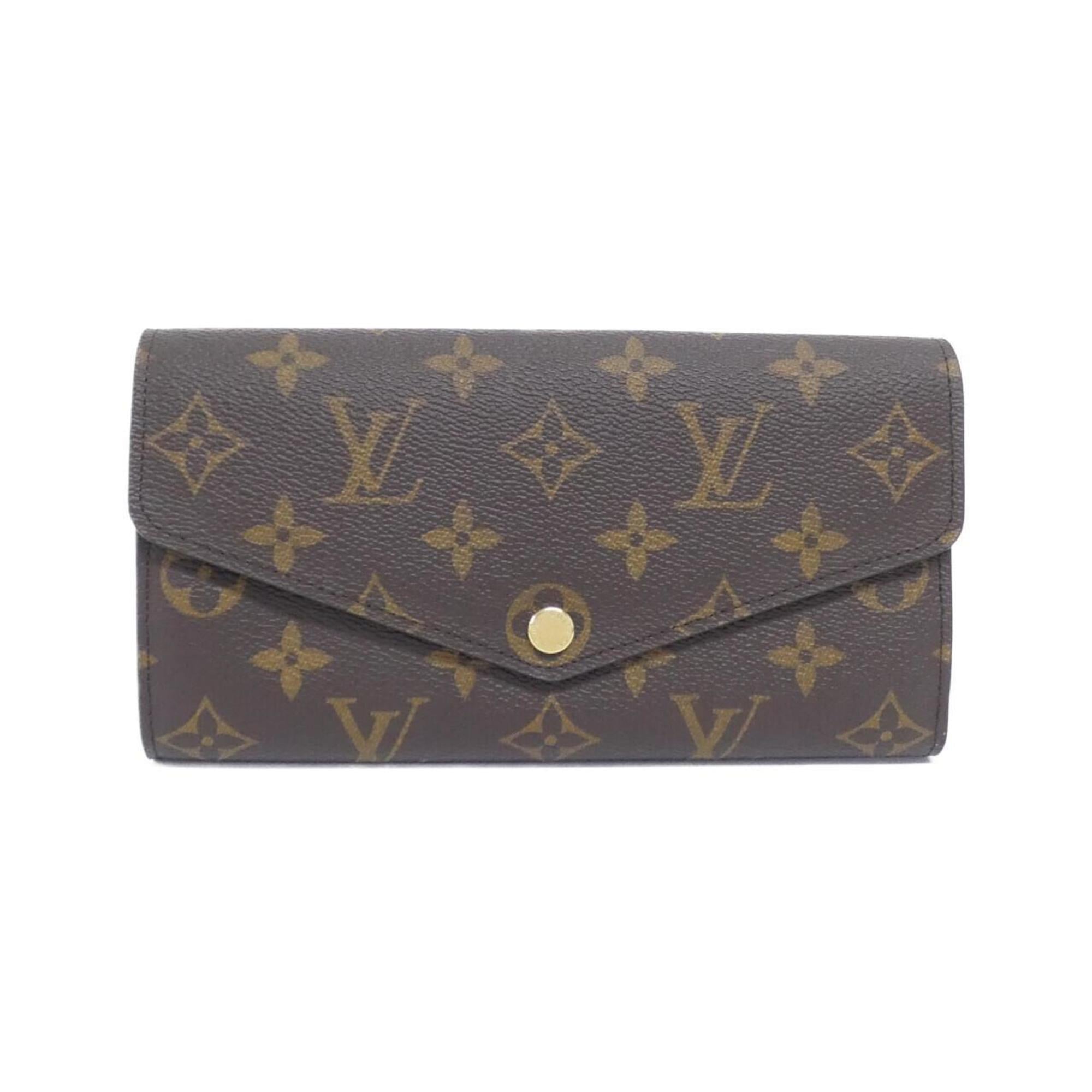 Louis Vuitton Brown Coated Canvas Long Wallet