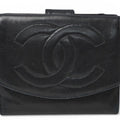Chanel Black Leather Wallet (Bi-Fold)