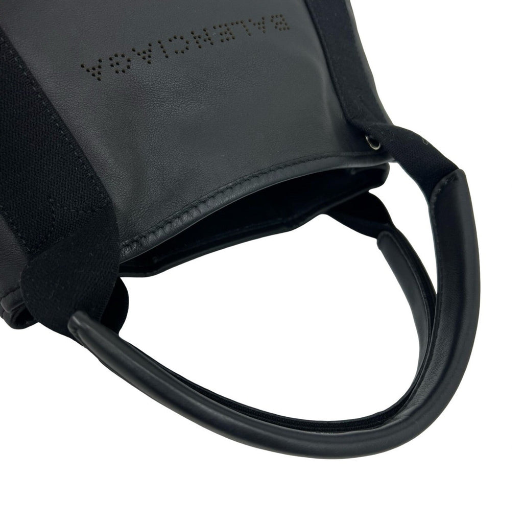 Balenciaga Black Leather Handbag Pouch Shoulder