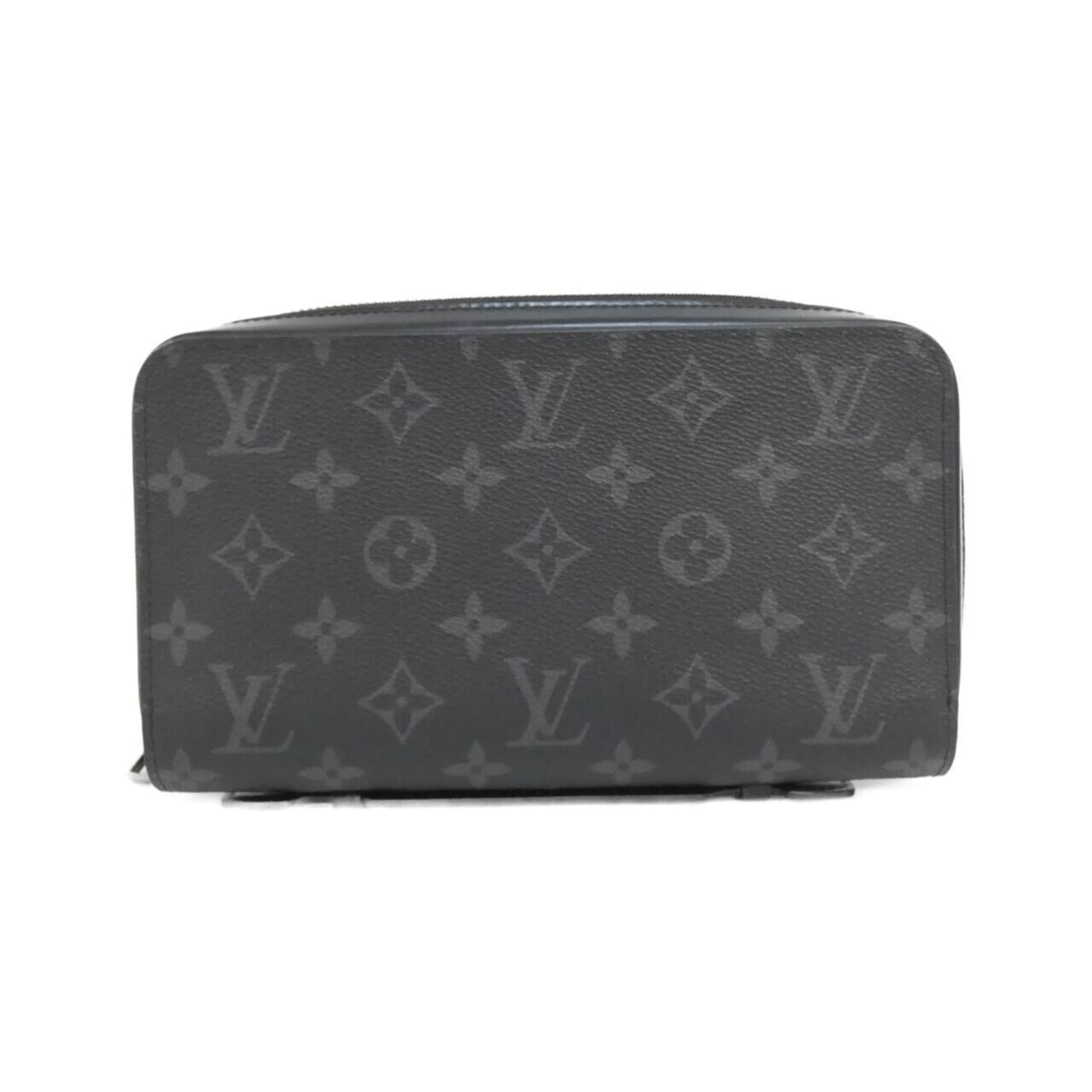 Louis Vuitton Black Coated Canvas Long Wallet