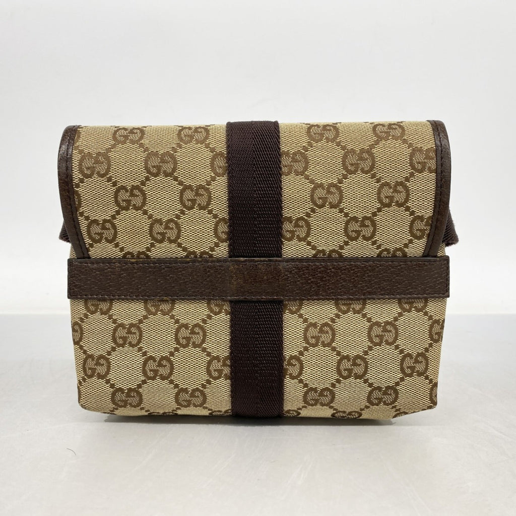 Gucci Brown Canvas Fanny Pack (Pre-Owned)