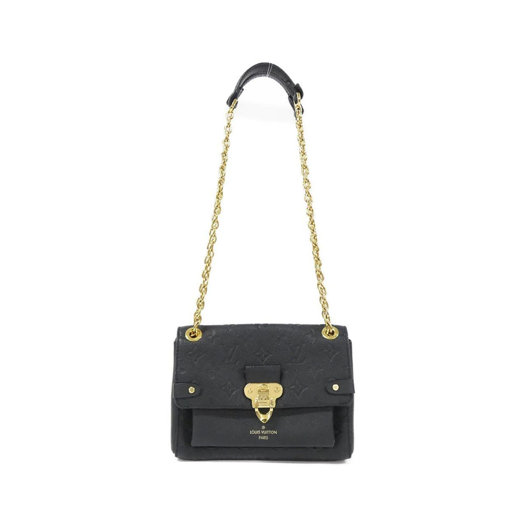 Louis Vuitton Black Leather Shoulder Bag