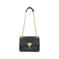 Louis Vuitton Black Leather Shoulder Bag