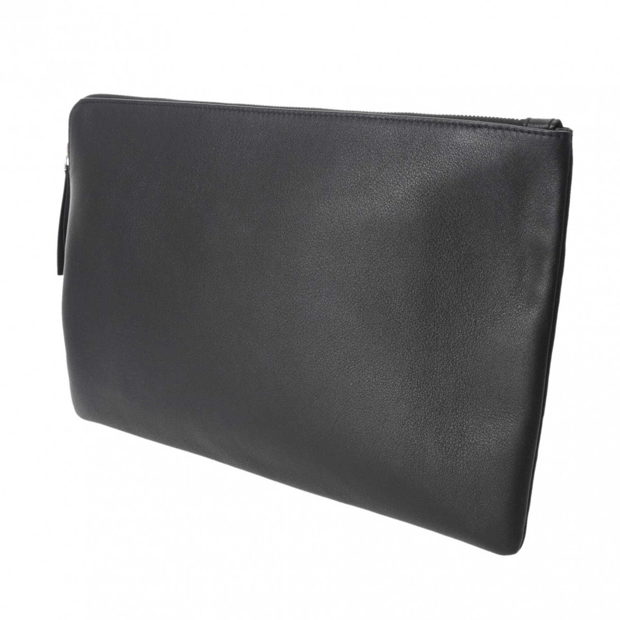 Balenciaga Black Leather Pouch