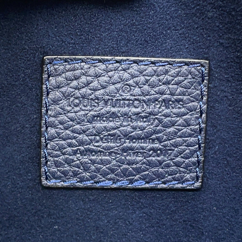 Louis Vuitton Navy Leather Shoulder Bag