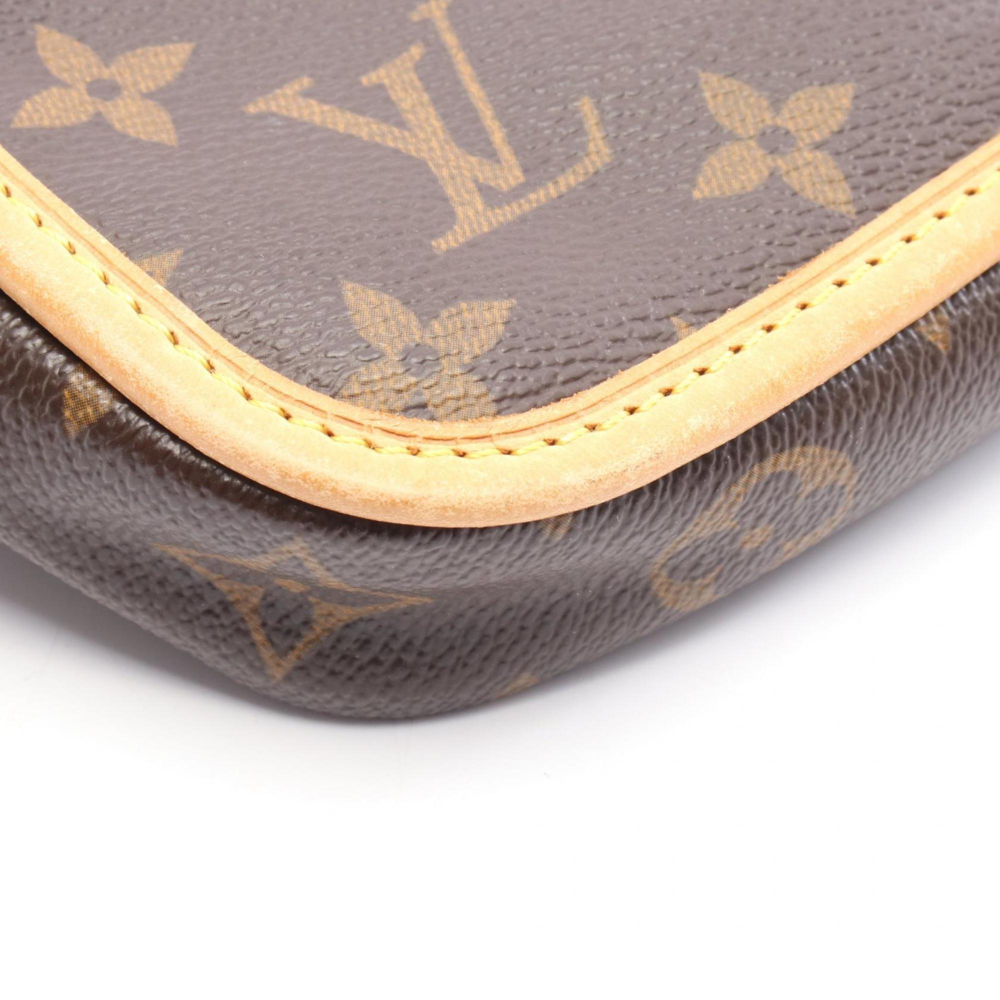 Louis Vuitton Brown Coated Canvas Leather Fanny Pack