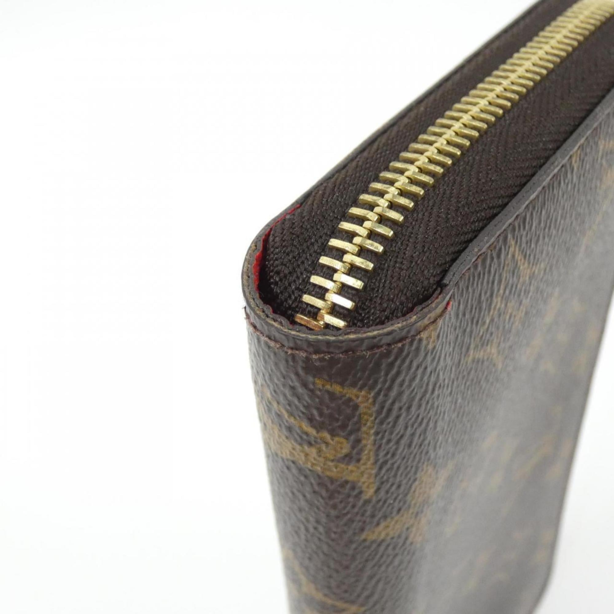 Louis Vuitton Coquelicots Marron Coated Canvas Long Wallet