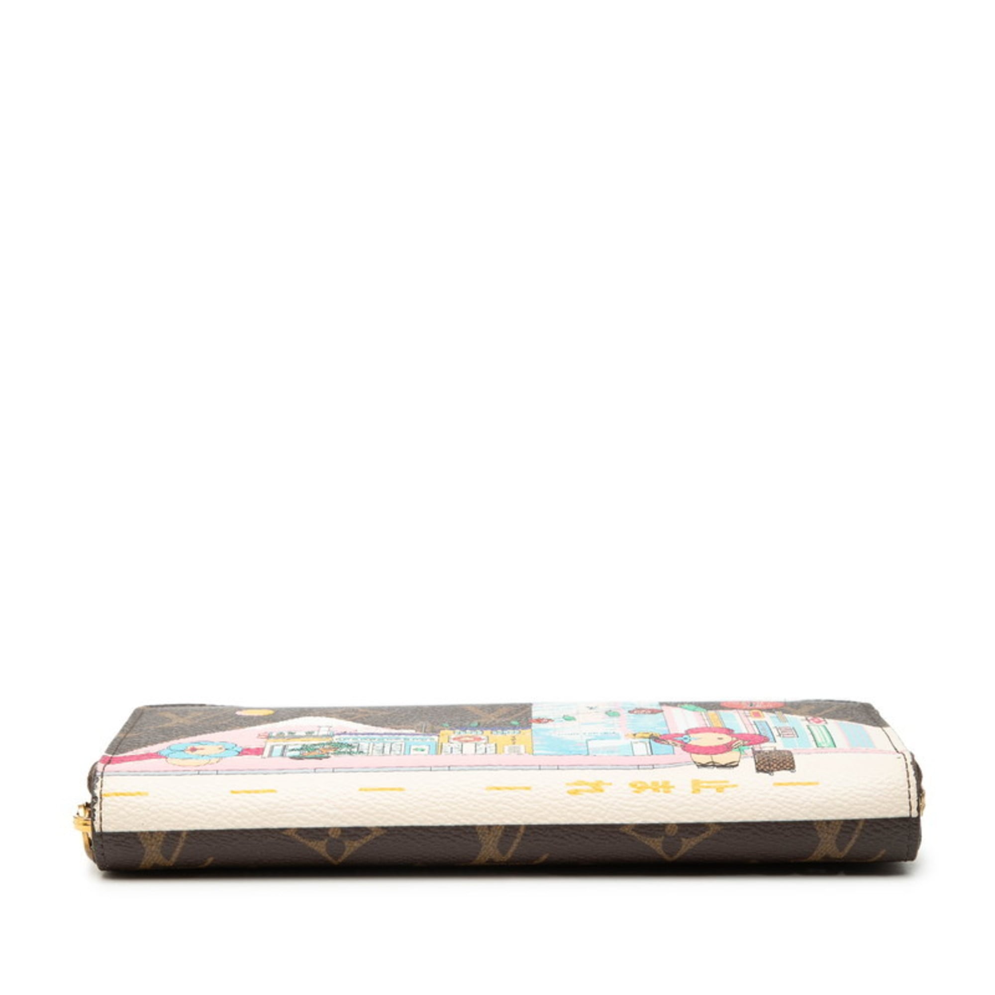 Louis Vuitton Brown Monogram Multi-Color Monogram Long Wallet