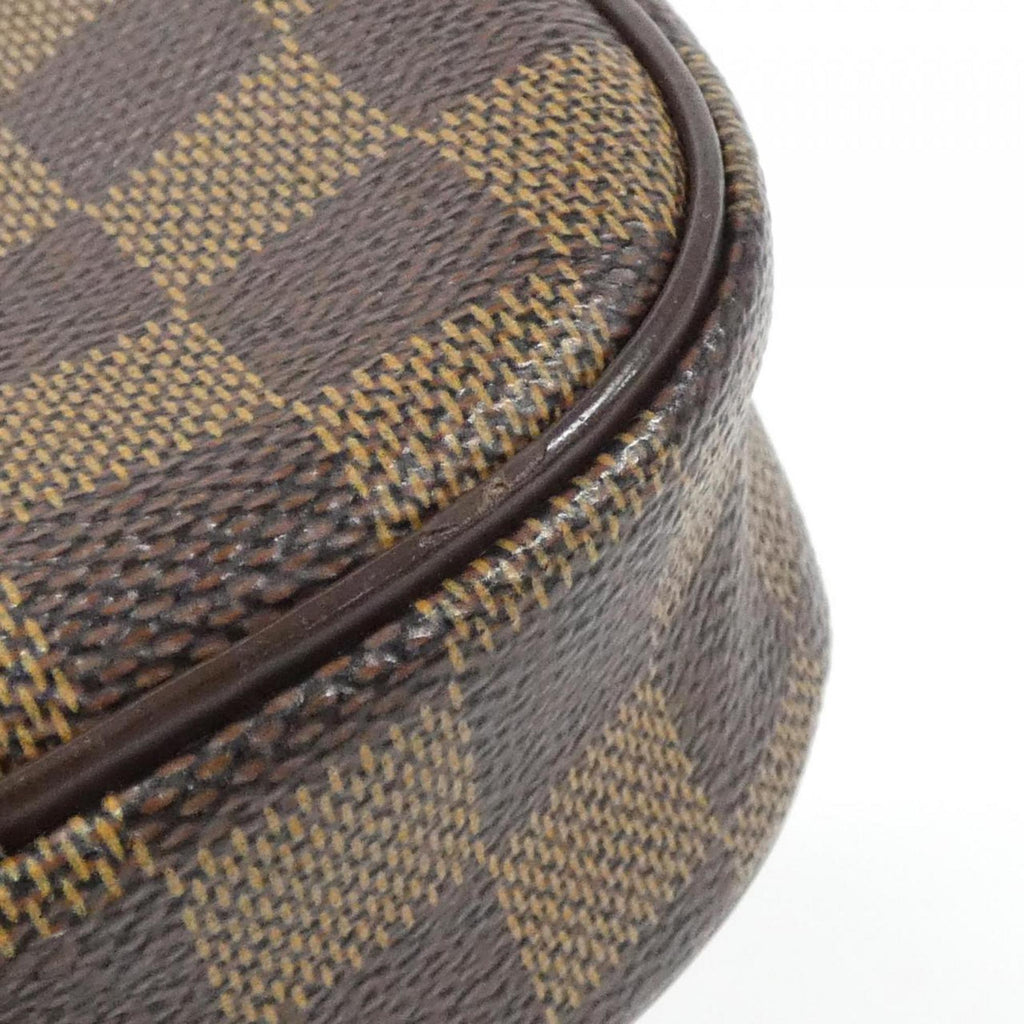 Louis Vuitton Brown Coated Canvas Pochette Shoulder Bag