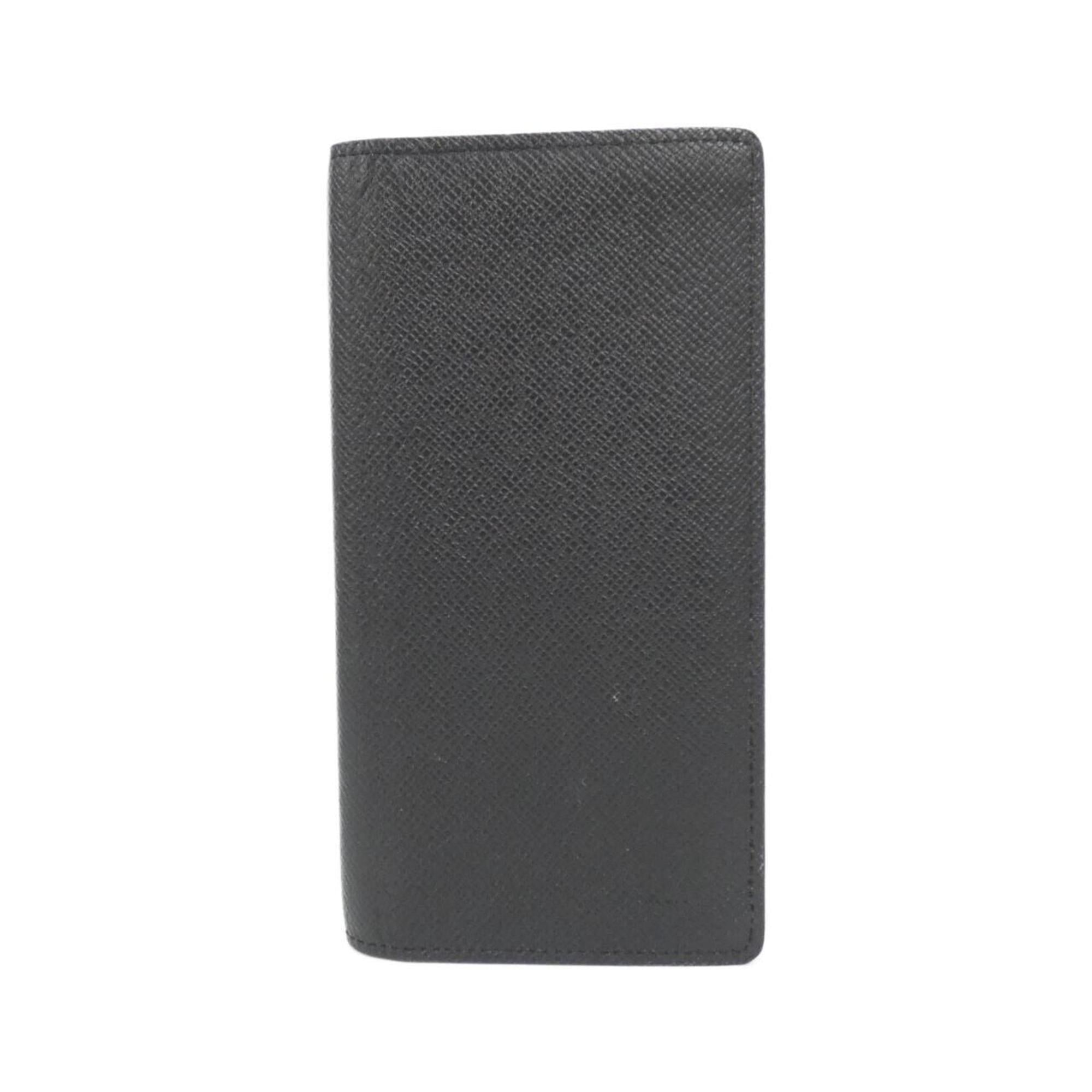 Louis Vuitton Black Leather Long Wallet