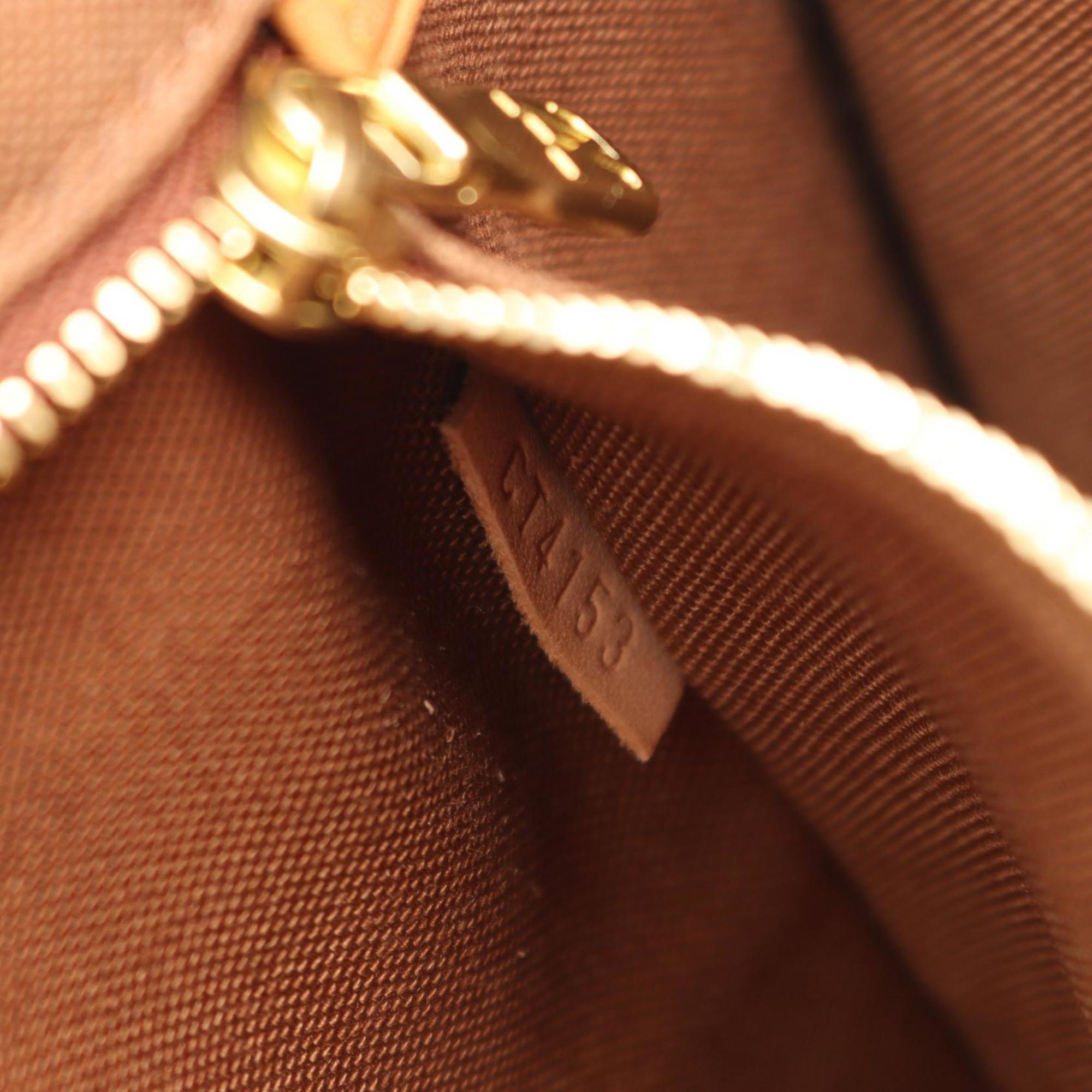 Louis Vuitton Brown Coated Canvas Pvc Monogram Leather Tote Bag